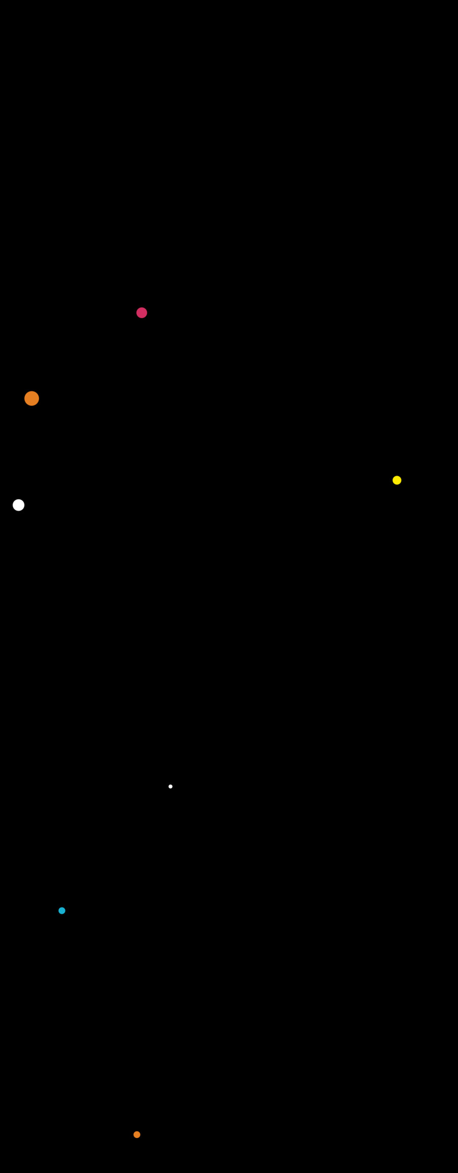 Colorful Crewmates from the game Among Us standing in a dimly lit spaceship corridor.