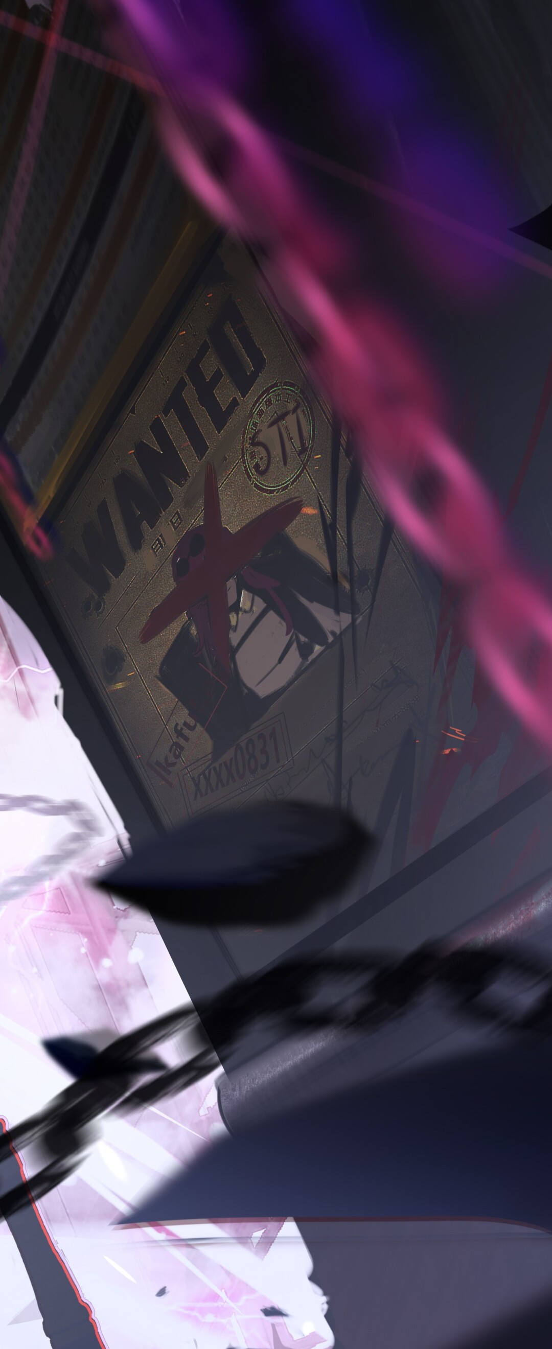 Kafka from Honkai: Star Rail featuring her signature style and expression.