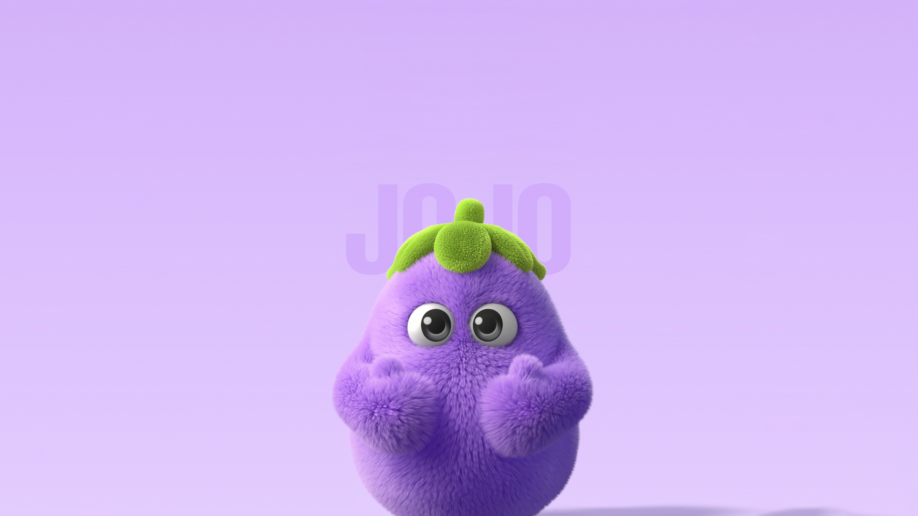 A cute cartoon character featuring the Honor Magic V Flip 2 smartphone on a vibrant purple background.