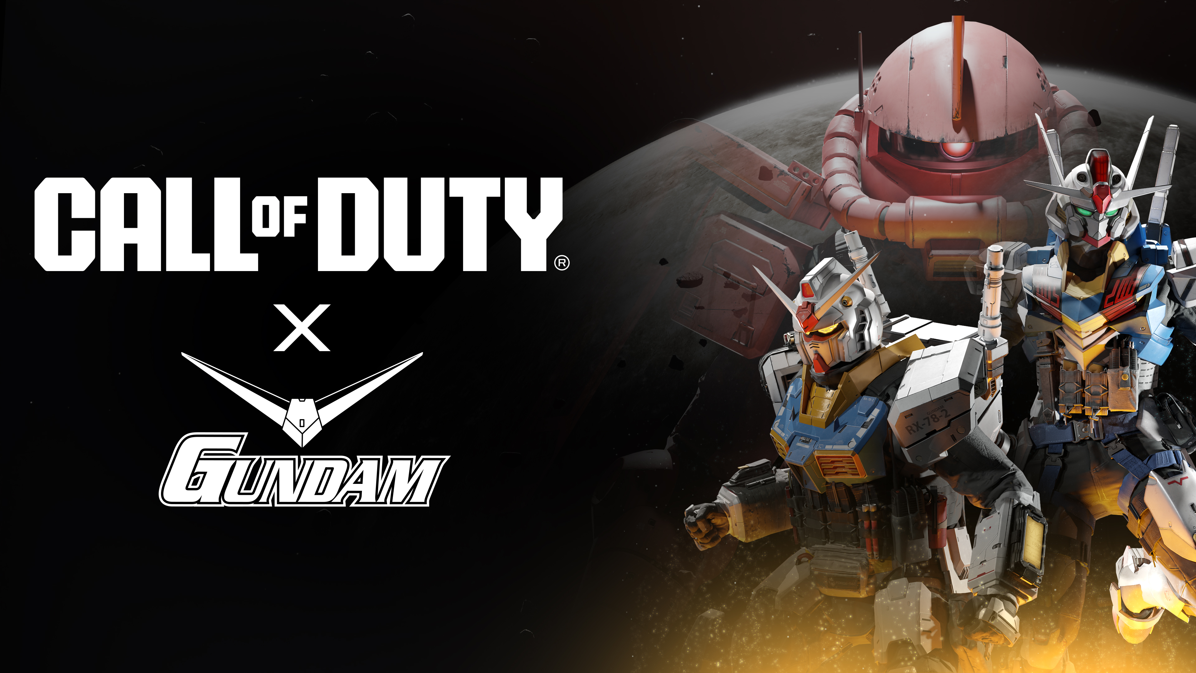 A cinematic 5K rendering of a Mobile Suit Gundam integrated into a realistic Call of Duty combat environment.