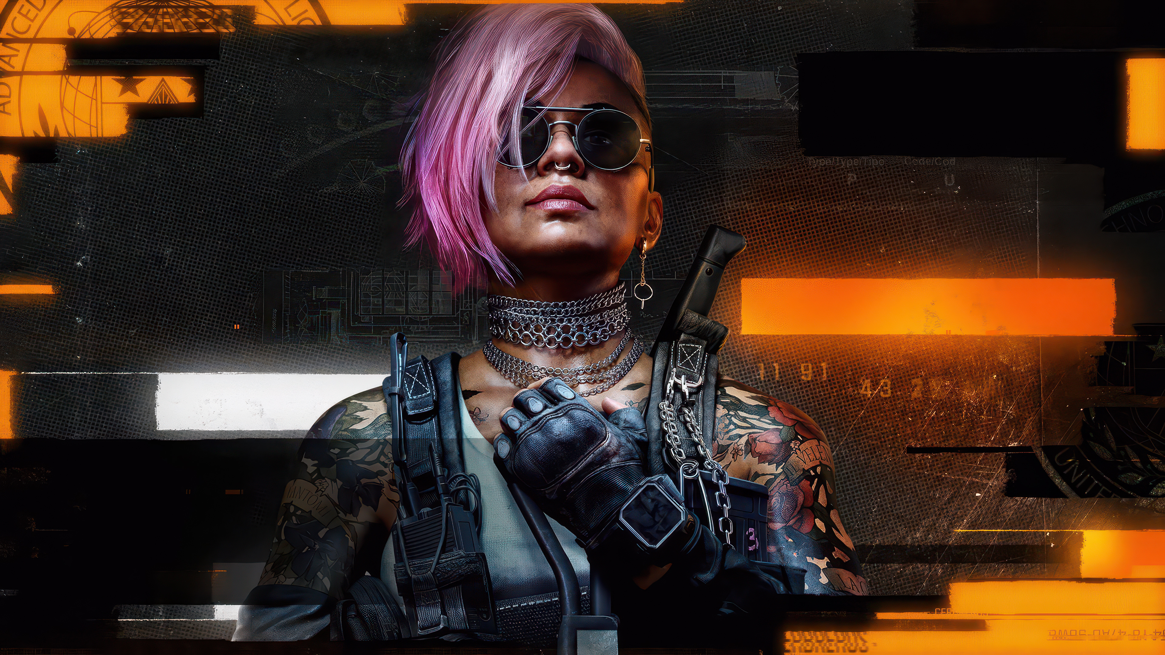 A tactical soldier in full combat gear standing in a battlefield setting inspired by Call of Duty Warzone and Black Ops 6.