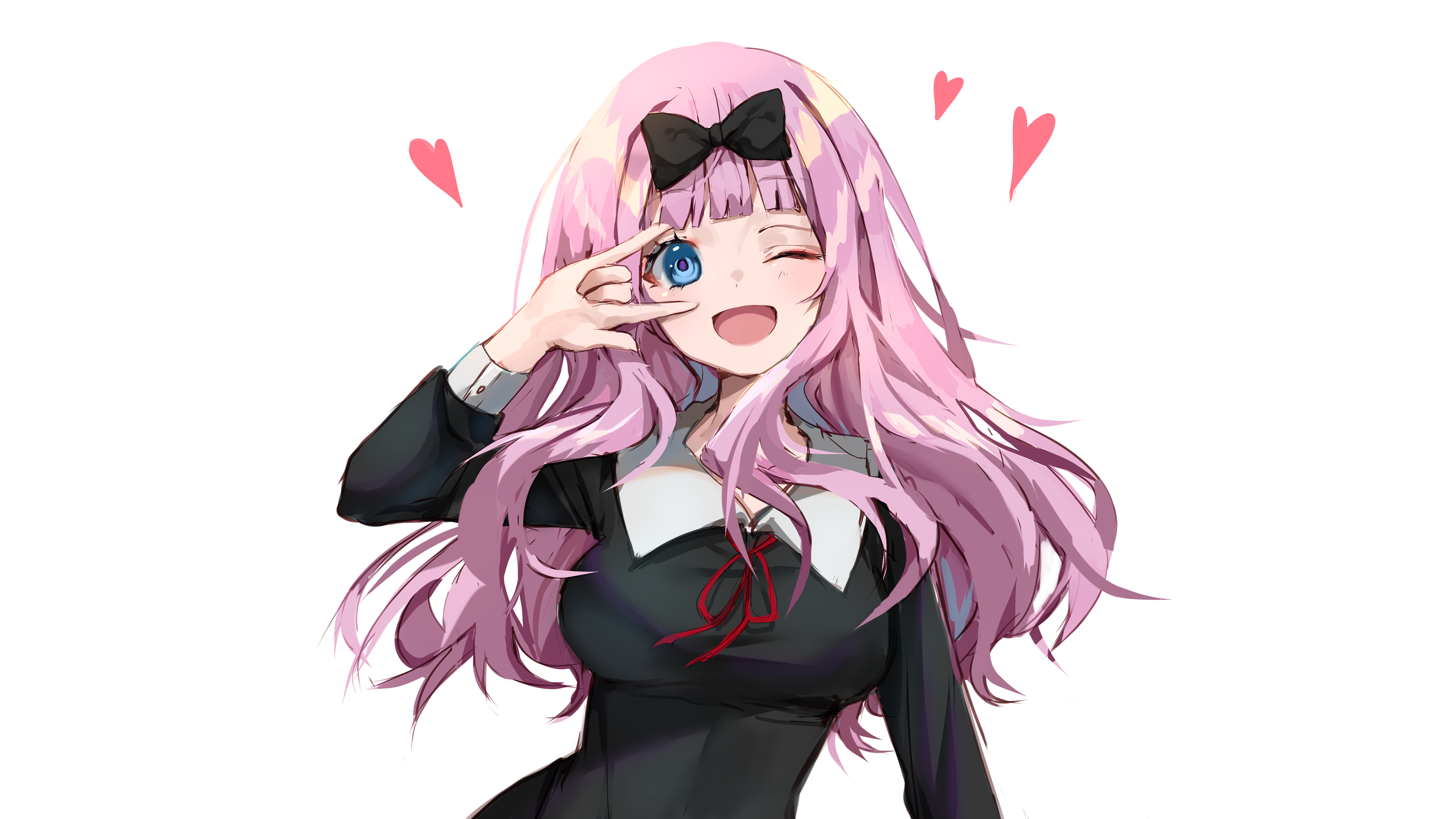 Chika Fujiwara from Kaguya-sama: Love is War anime character illustration on a white background
