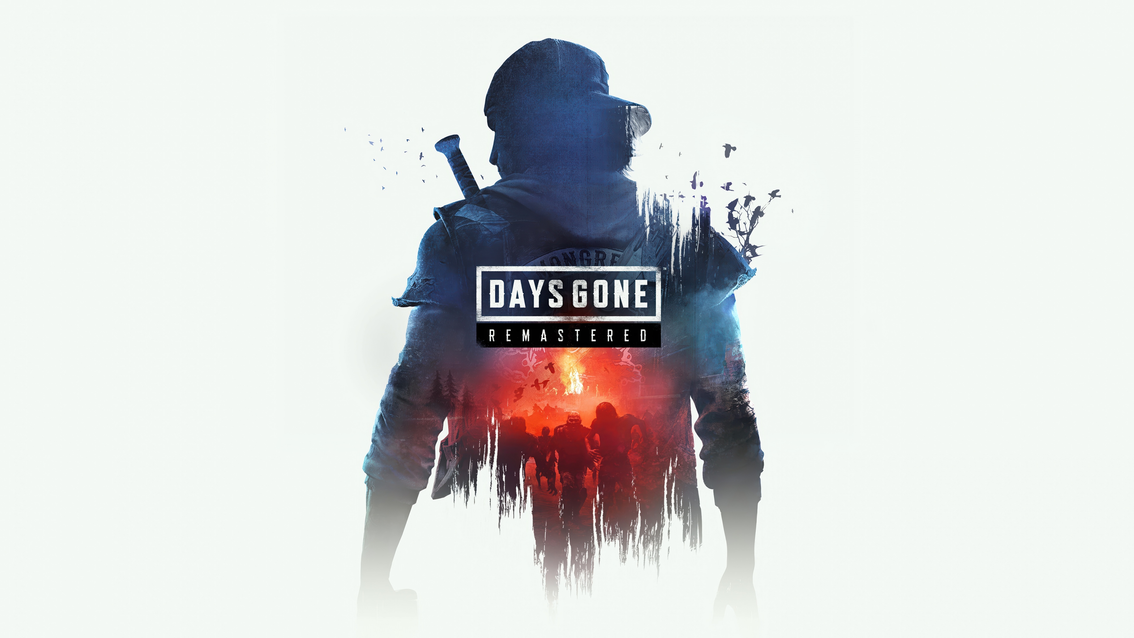 A highly detailed, cinematic shot of Deacon St. John from the game Days Gone Remastered featuring a post-apocalyptic setting.