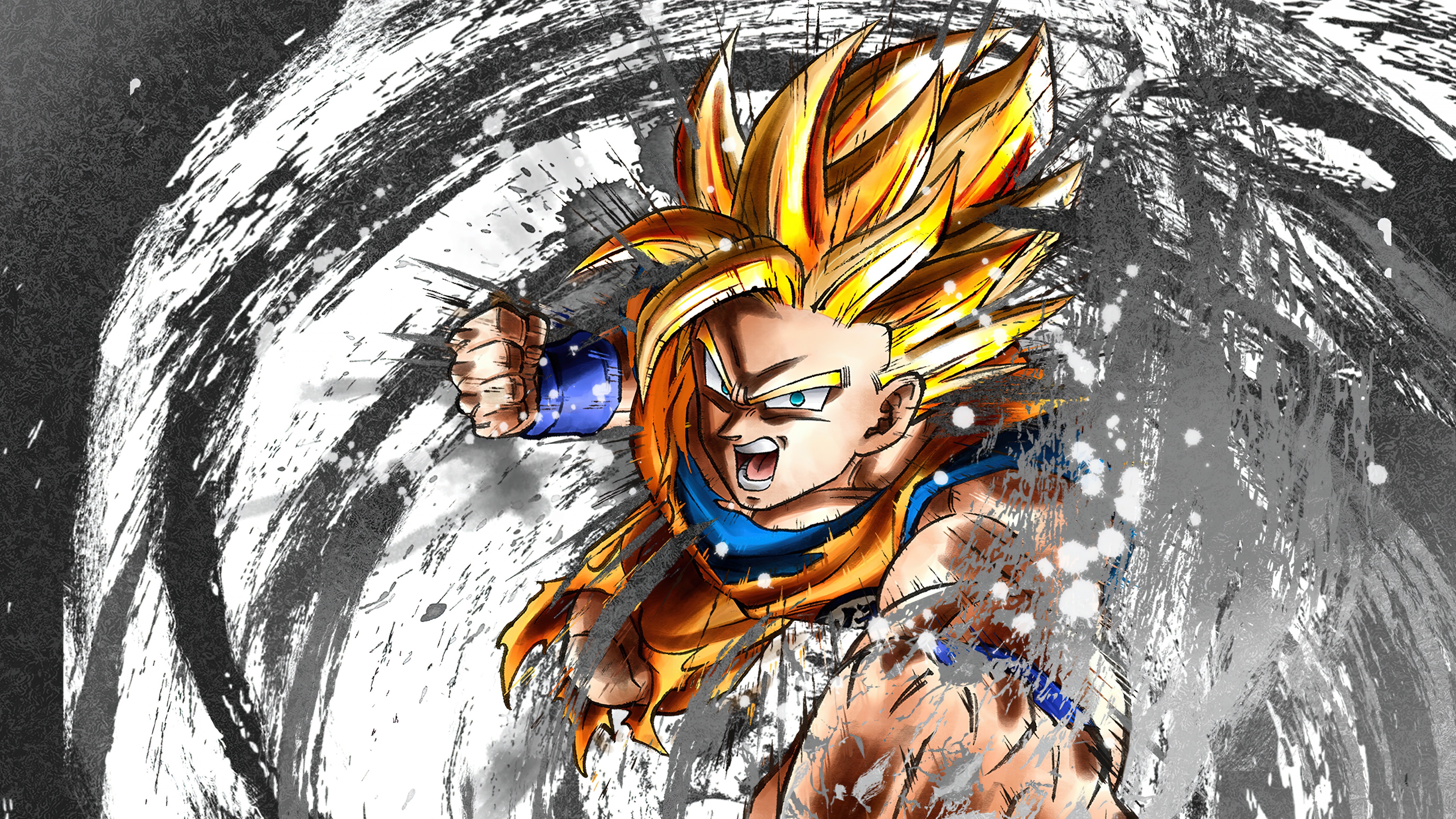 Gohan from Dragon Ball FighterZ in a dynamic combat pose