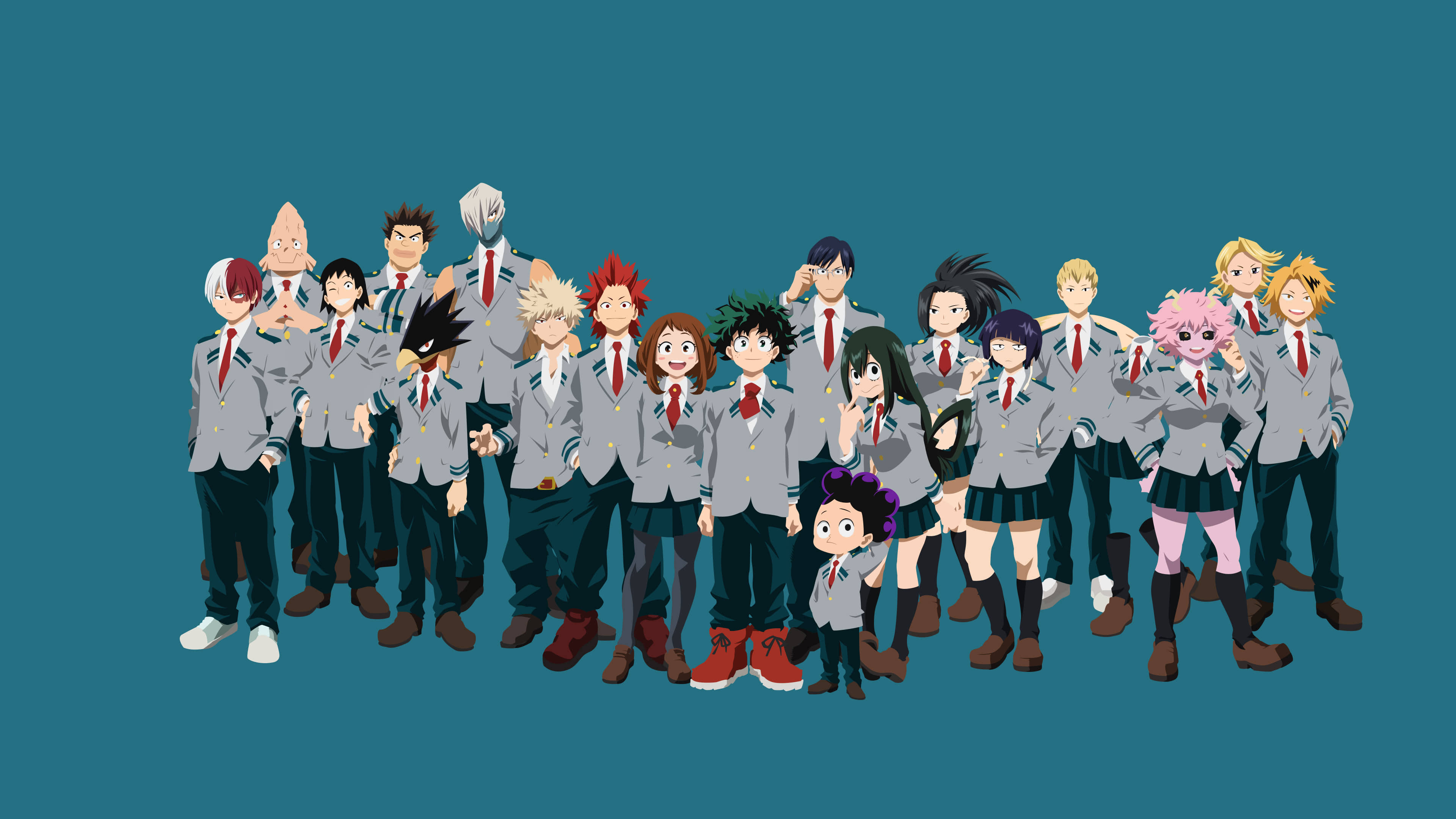 Anime character art of Izuku Midoriya from My Hero Academia