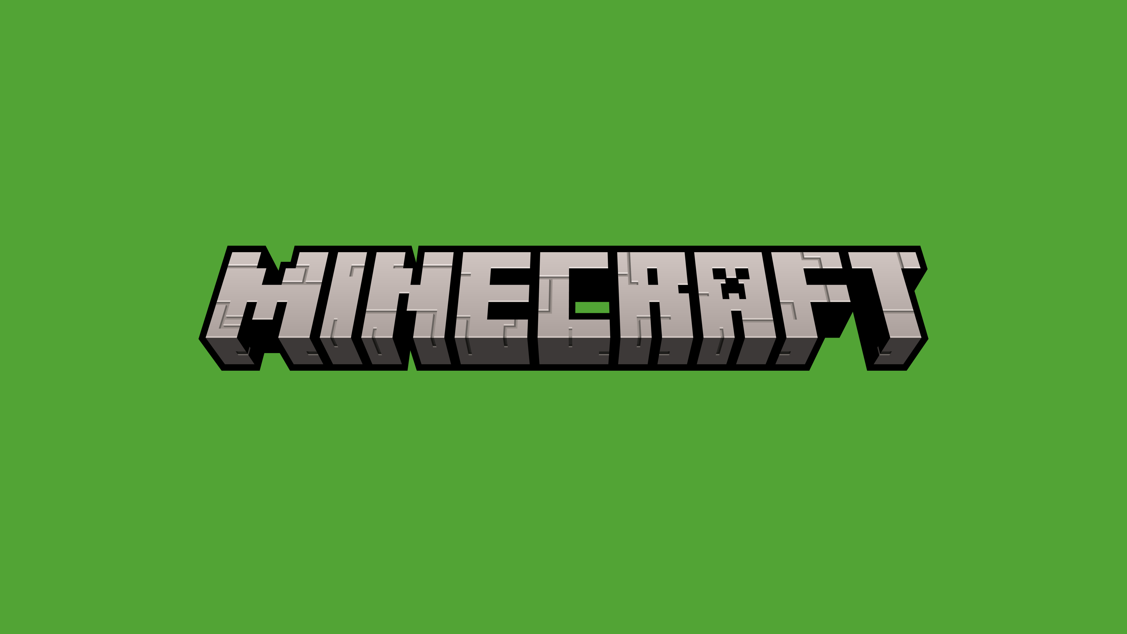 High-resolution 8K digital render of a pixelated Minecraft-style environment with a vivid green backdrop.