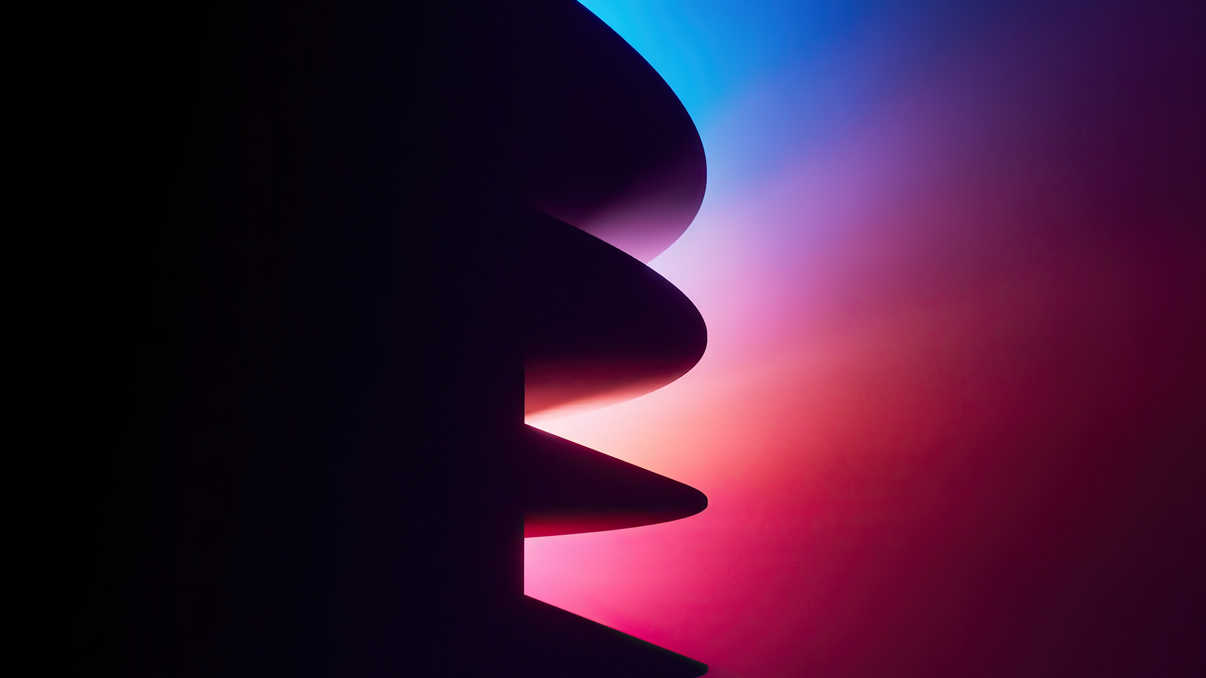 A colorful and aesthetic architectural view of Apple Park and the Steve Jobs Theater with modern design elements.