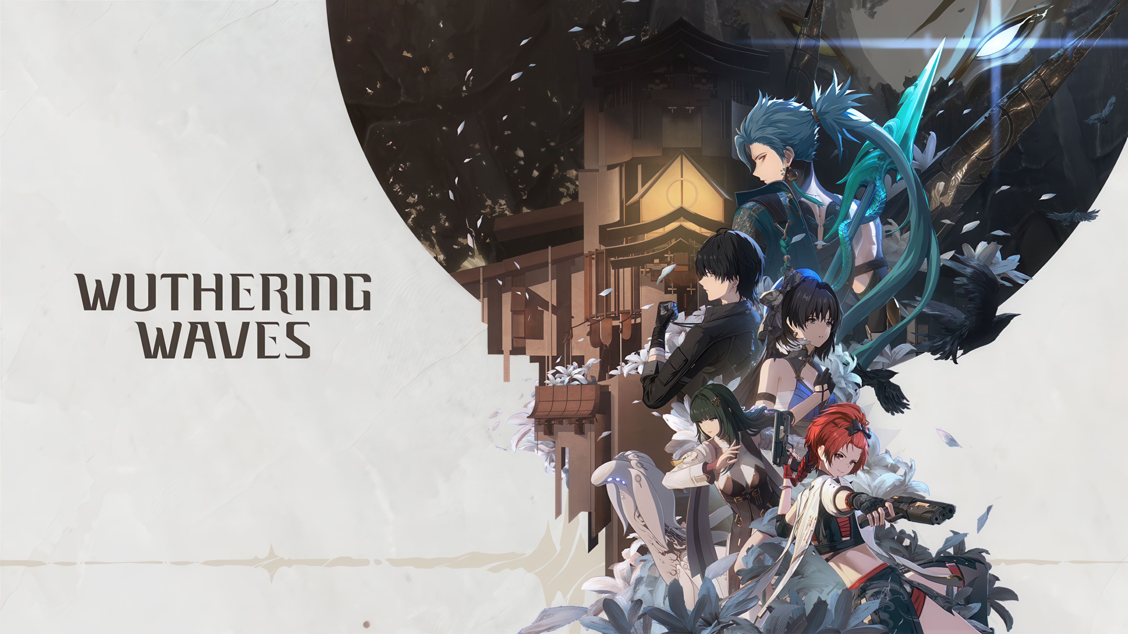 Detailed character portrait of Rover from Wuthering Waves featuring intricate anime-style art and cinematic lighting.