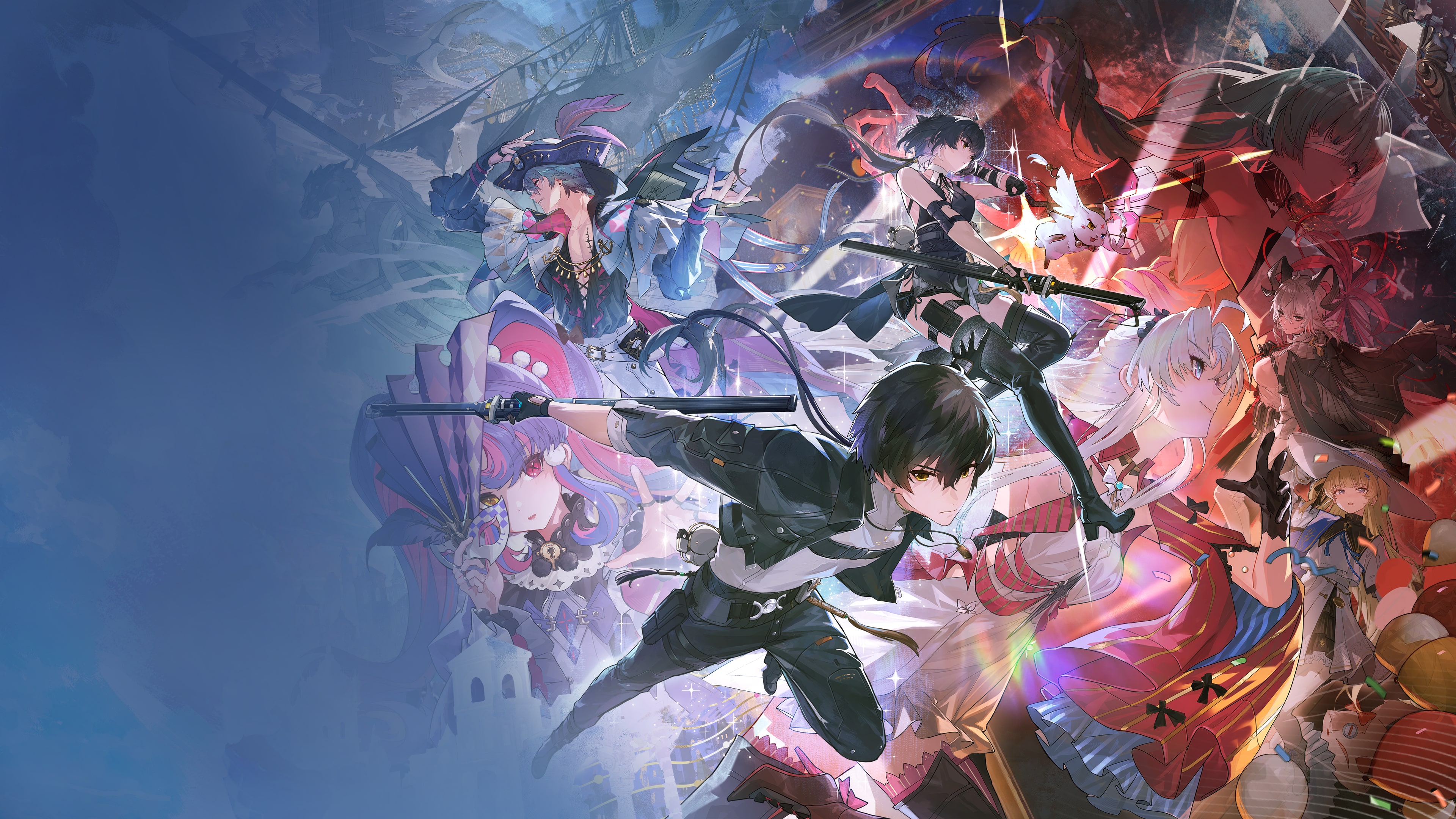 A cinematic-style character from the video game Wuthering Waves on PlayStation 5.