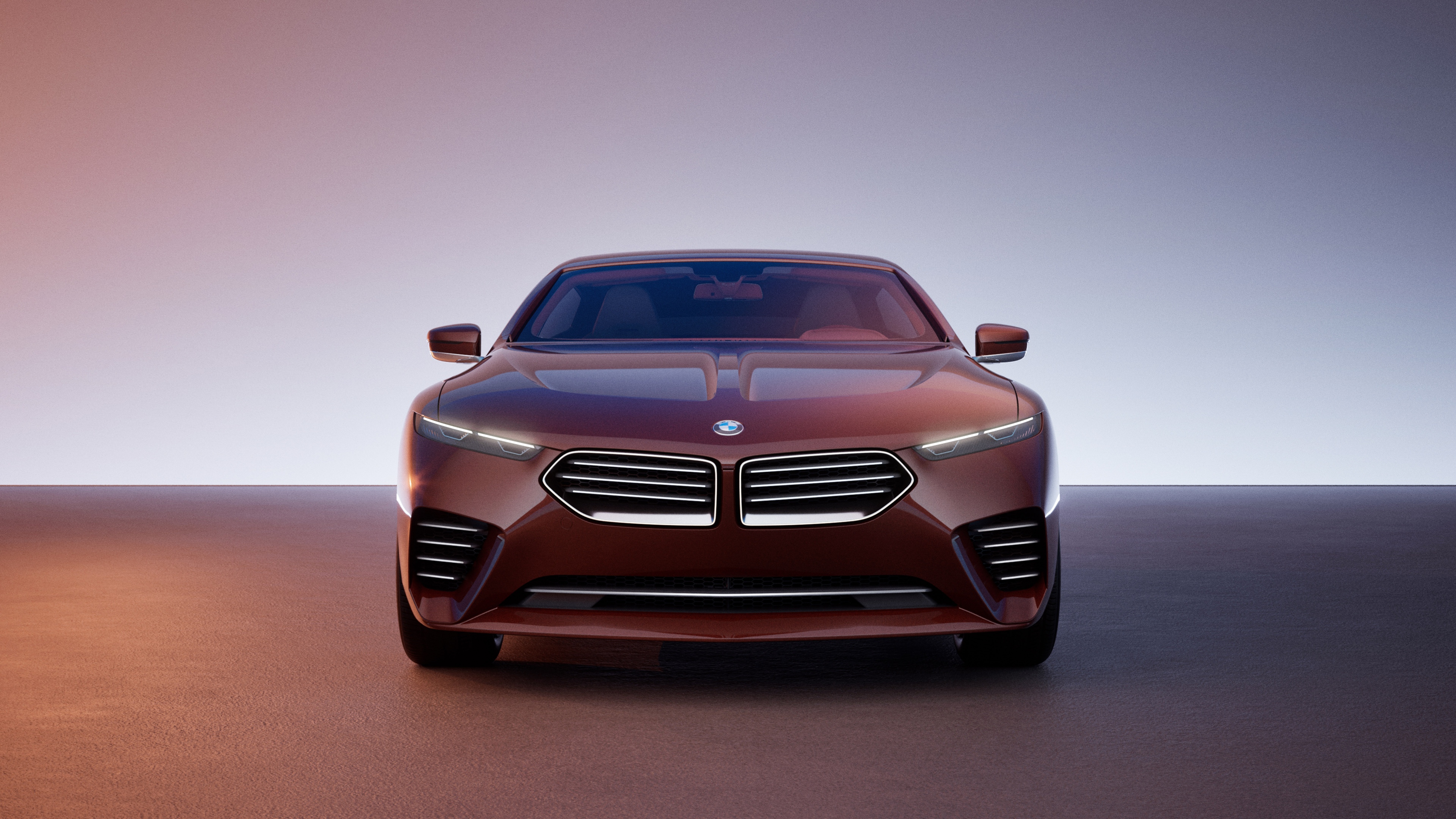 A sleek, aerodynamic BMW Concept Speedtop 2025 luxury concept car with futuristic design elements.