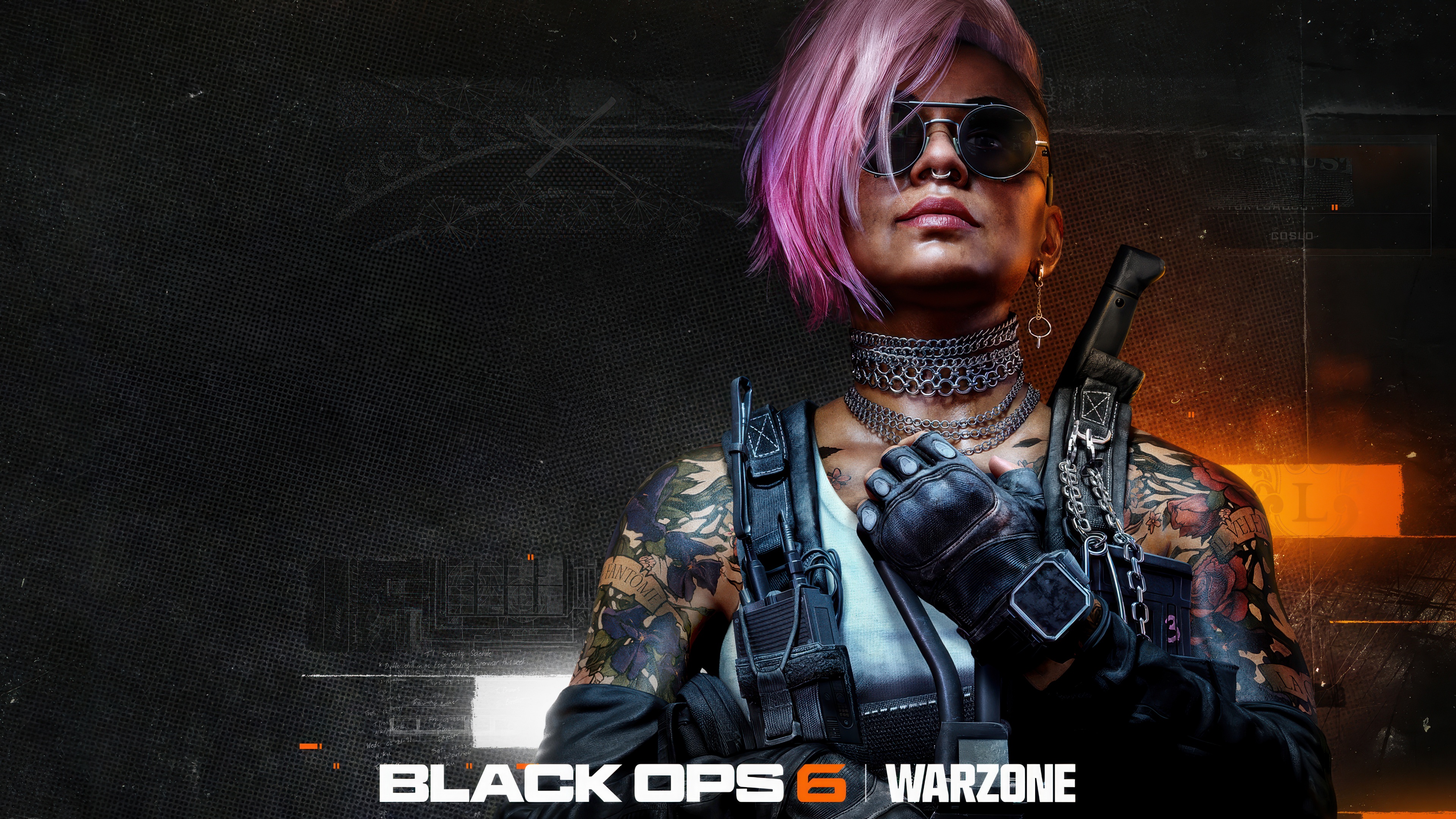 A detailed tactical soldier equipped with modern military gear in a high-intensity combat environment from Call of Duty: Black Ops 6.