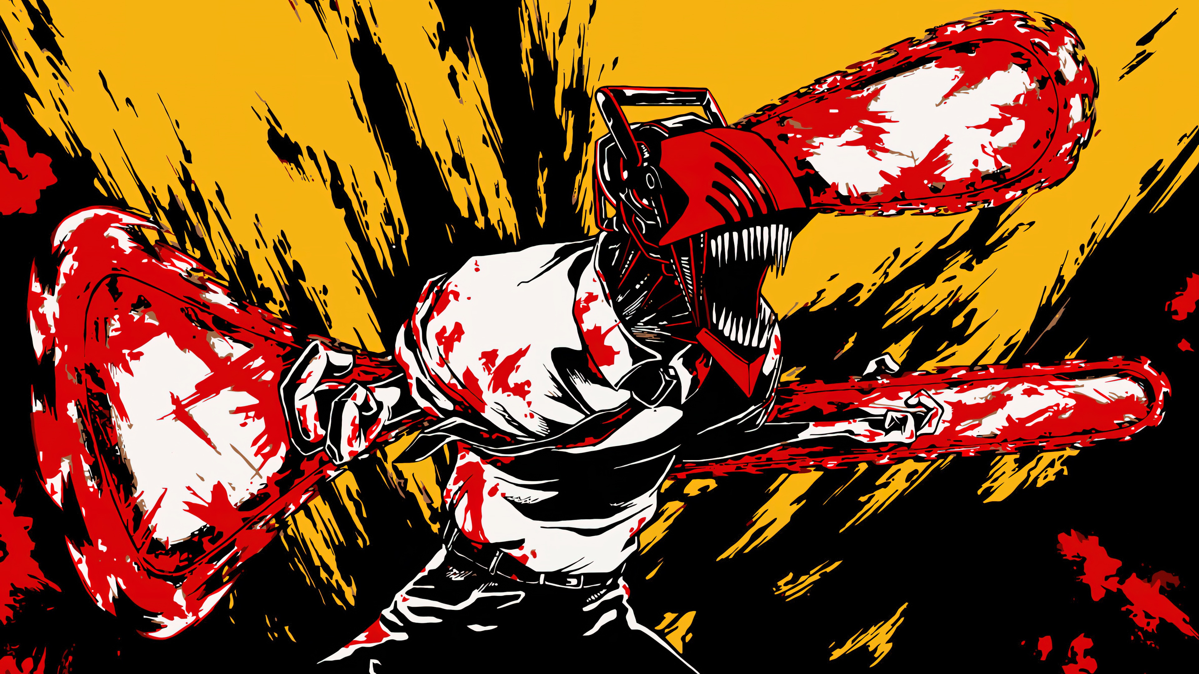 Denji, the main character from the Chainsaw Man manga series.