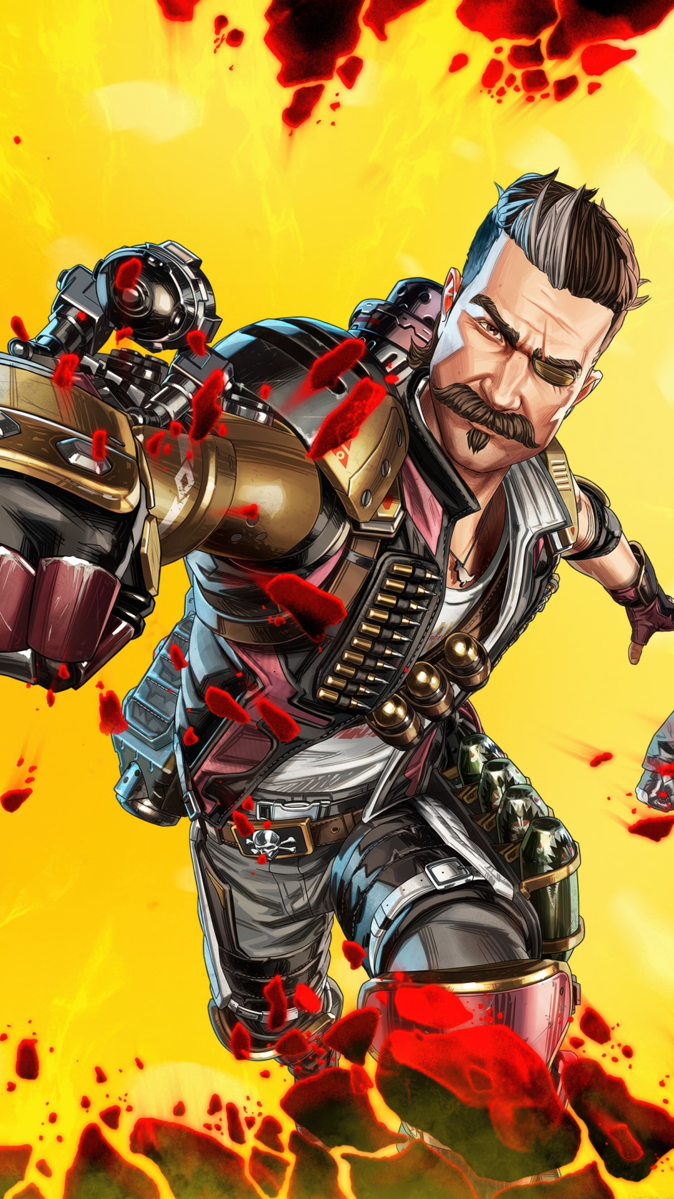 Vibrant 5K concept art for the 2026 Games featuring a bright yellow background.