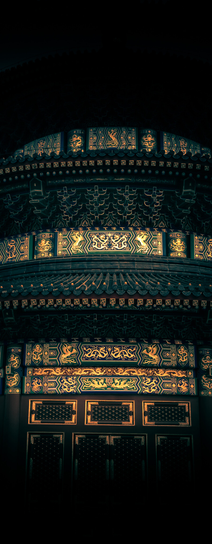Ancient imperial buildings and traditional Chinese architecture in Beijing, China.