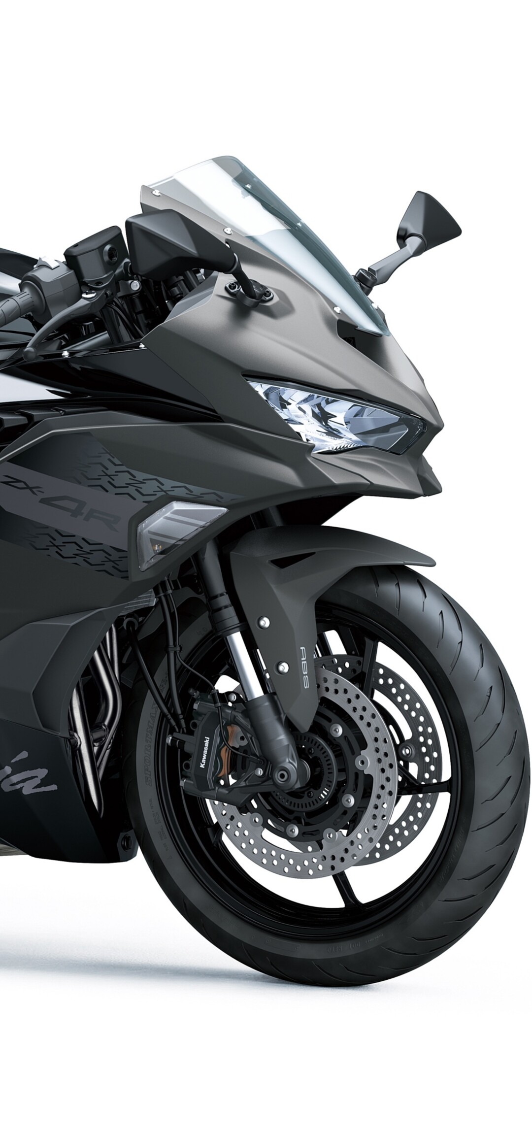 A high-resolution, futuristic 2026 sports motorcycle with an aerodynamic design on a white background.