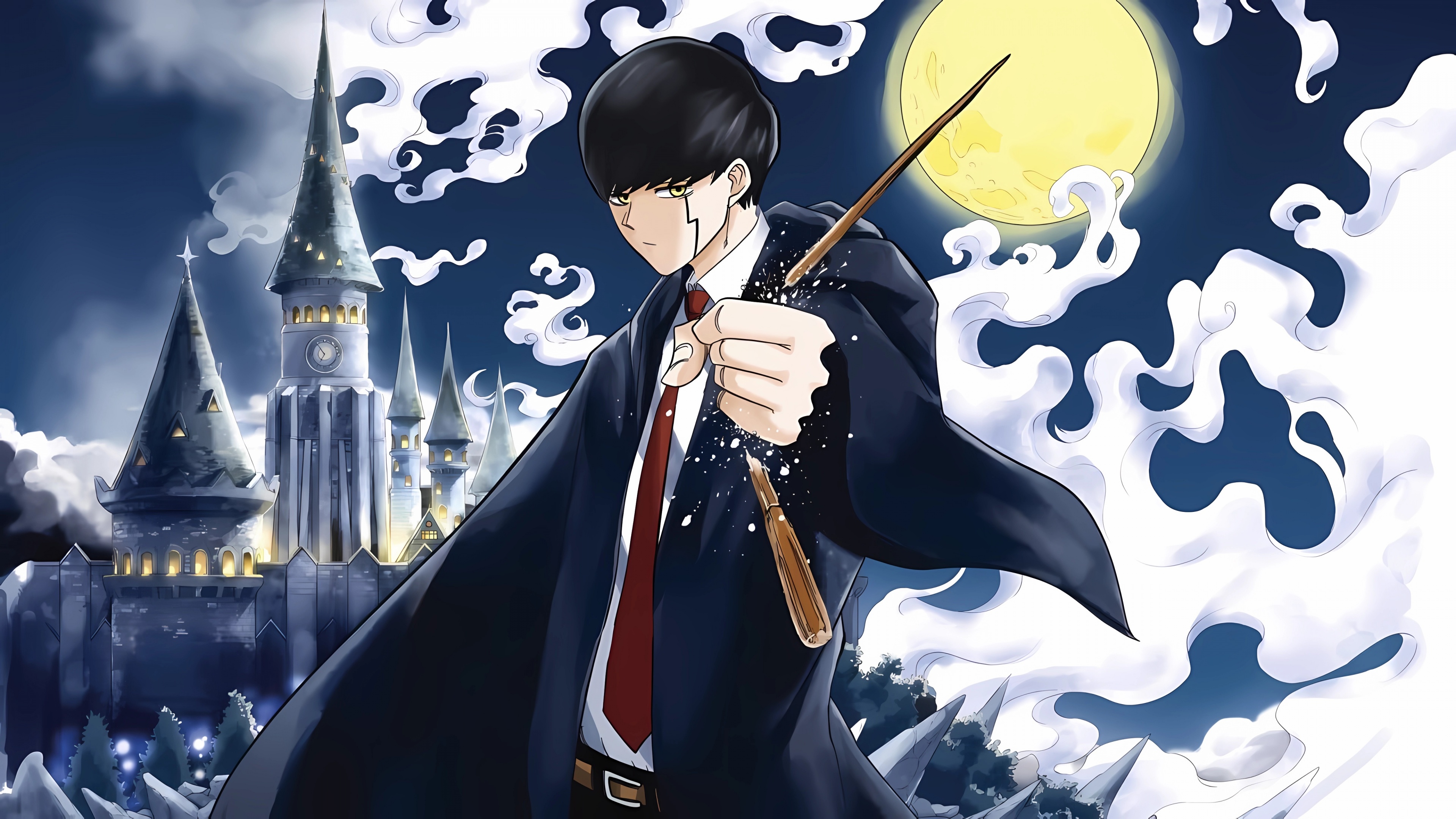 Mash Burnedead from Mashle: Magic and Muscles