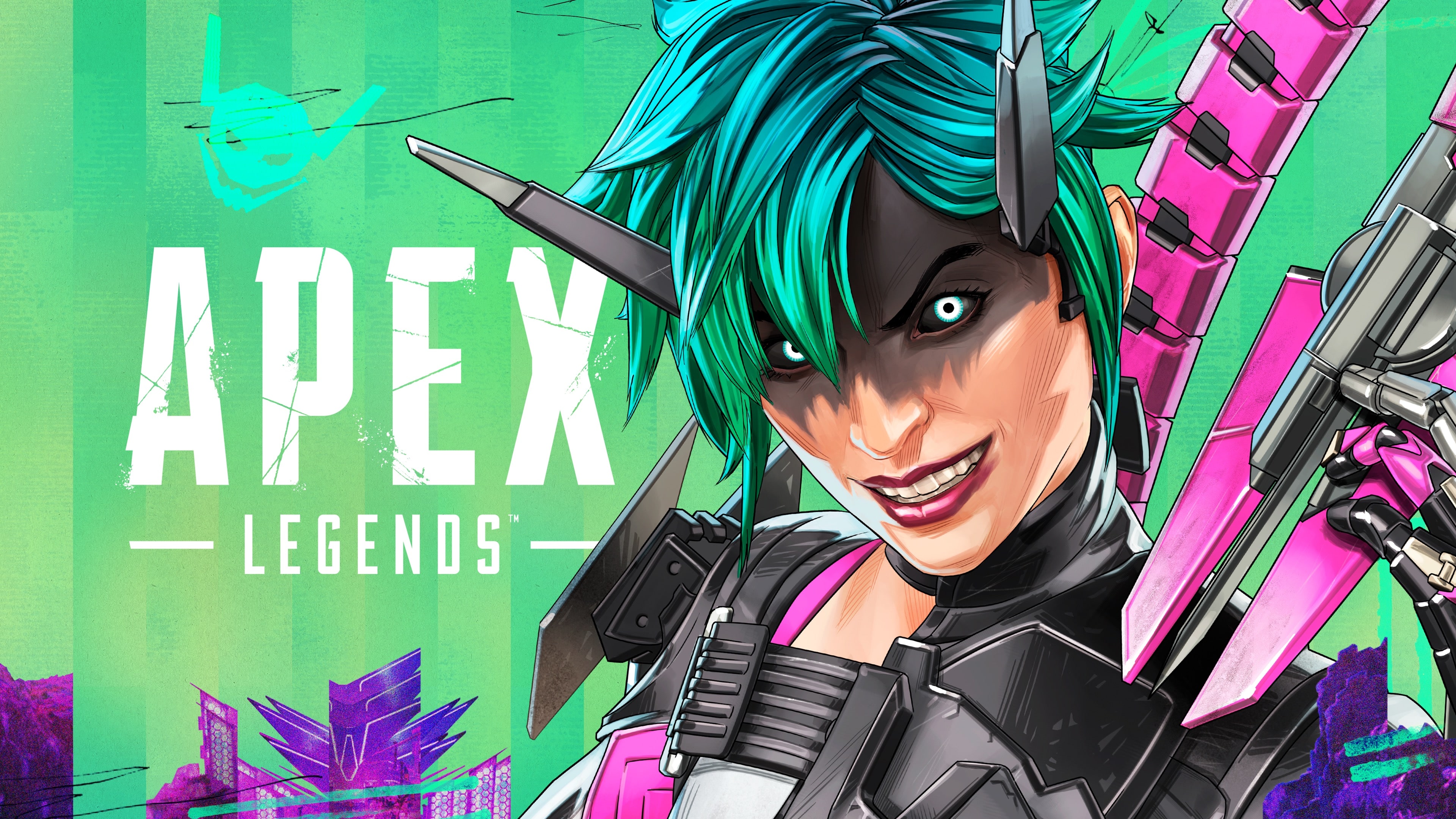 A high-resolution, cinematic character render of Alter from Apex Legends, featuring intricate sci-fi combat armor and a battle-ready presence.