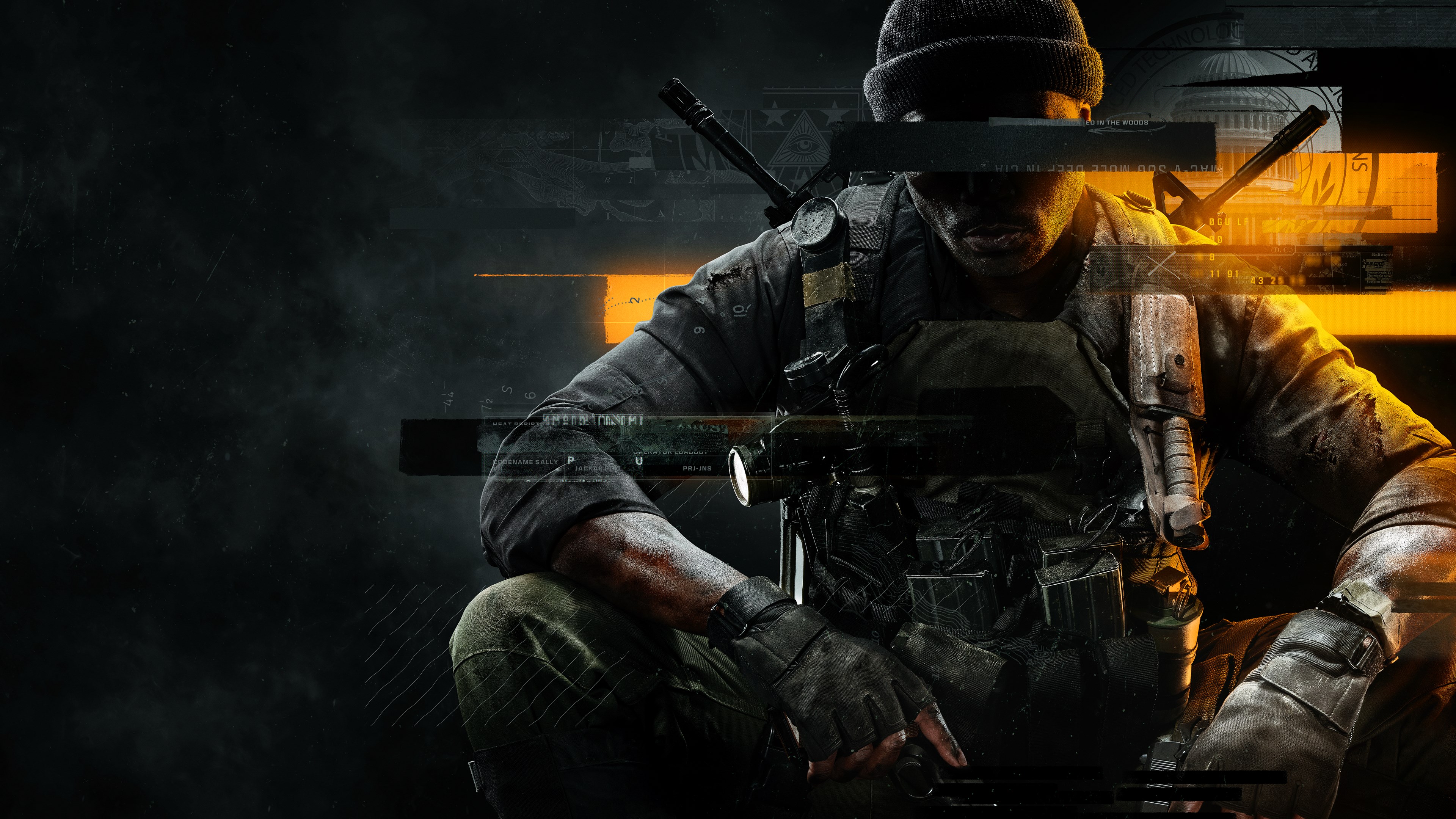 Cinematic key art for Call of Duty: Black Ops 6 featuring a tactical soldier in a high-tension war setting.