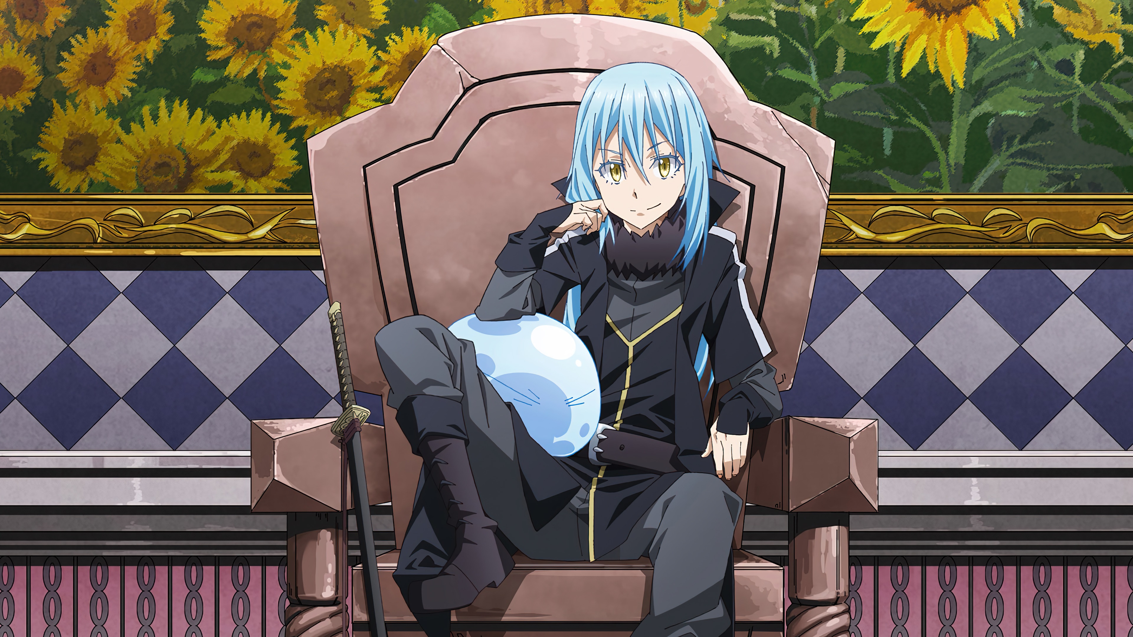 Anime girl Rimuru Tempest from Tensei Shitara Slime Datta Ken