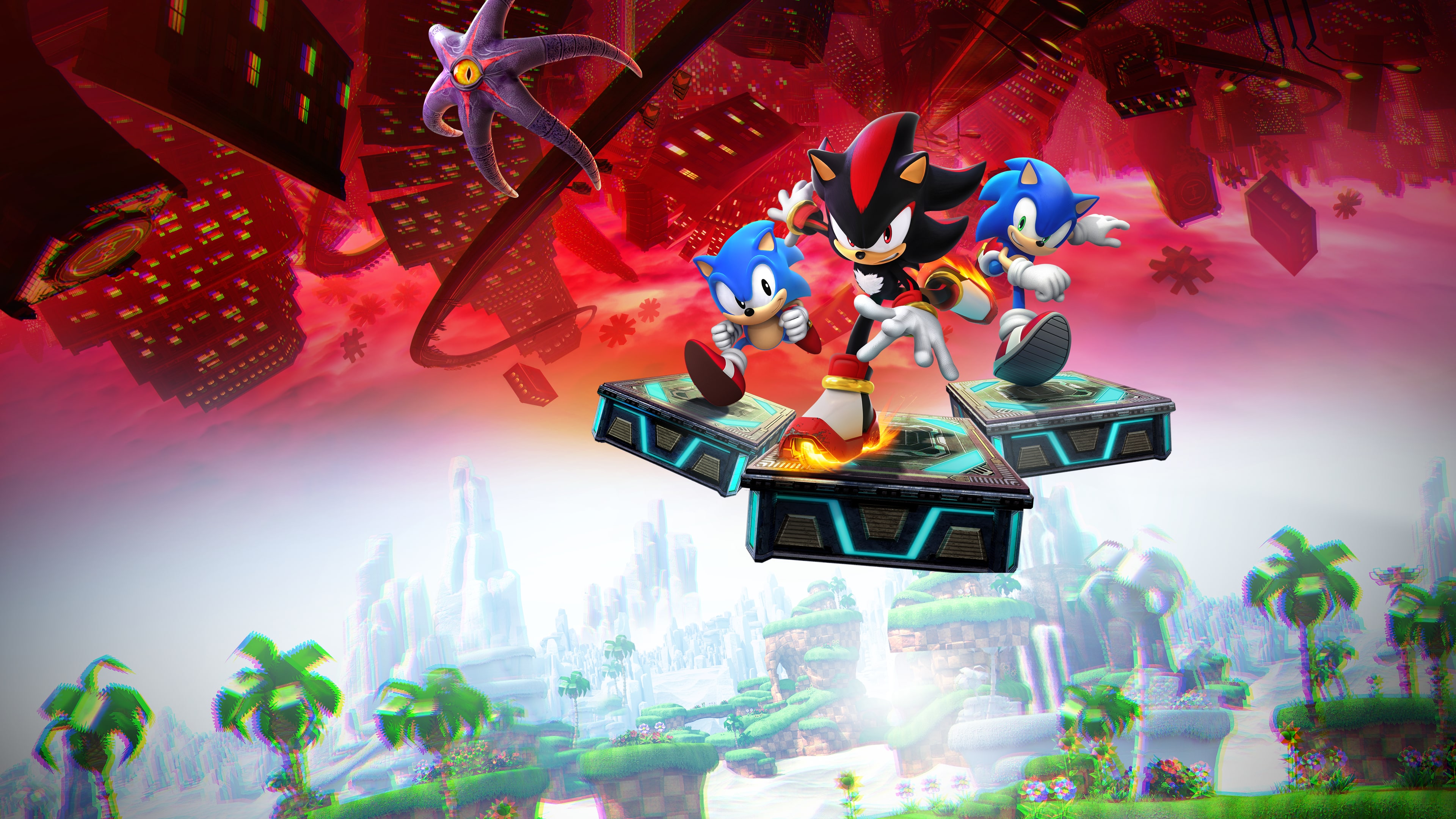 Sonic the Hedgehog and Shadow the Hedgehog from Sonic X Shadow Generations