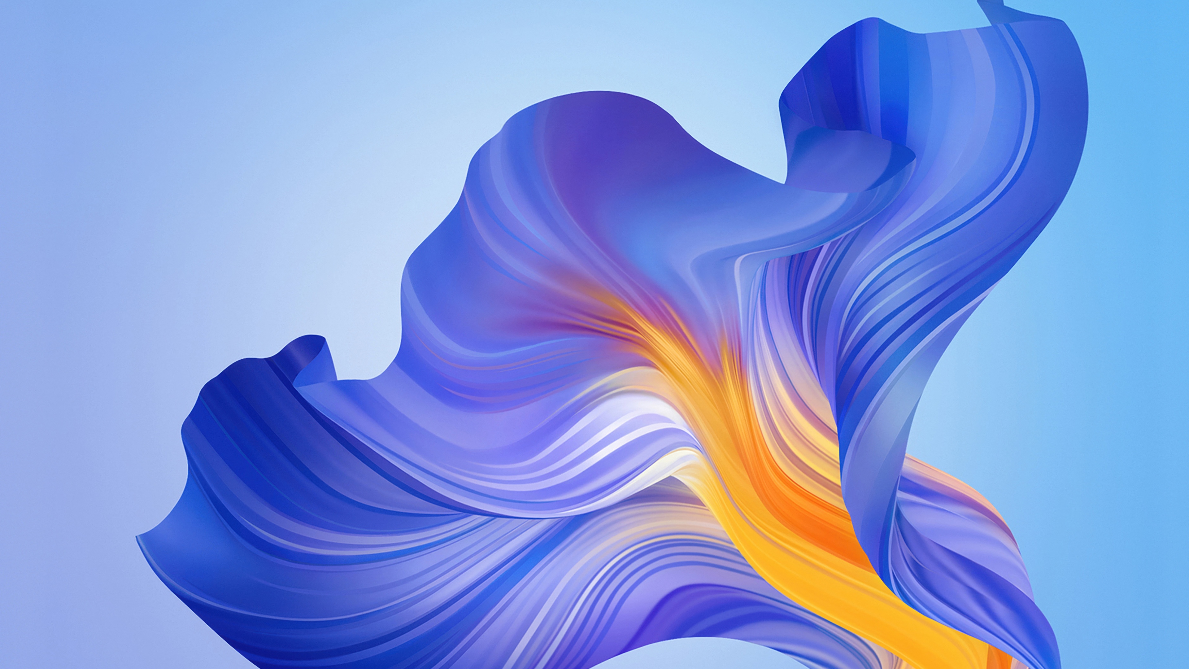 Abstract blue flowing gradient background with vibrant liquid wave patterns and smooth transitions.