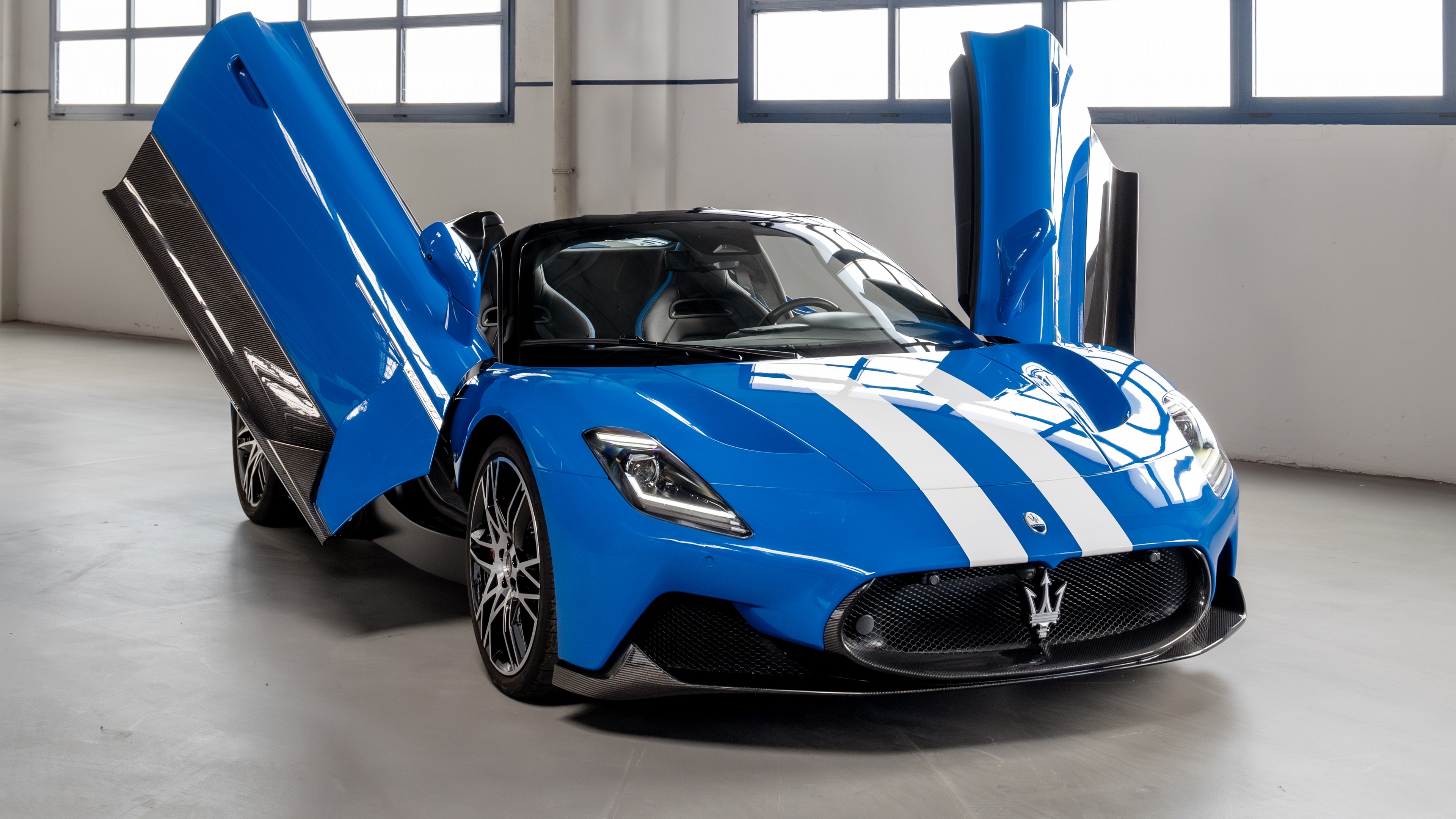 A luxury 2024 Maserati MC20 supercar with bespoke detailing and premium finish.