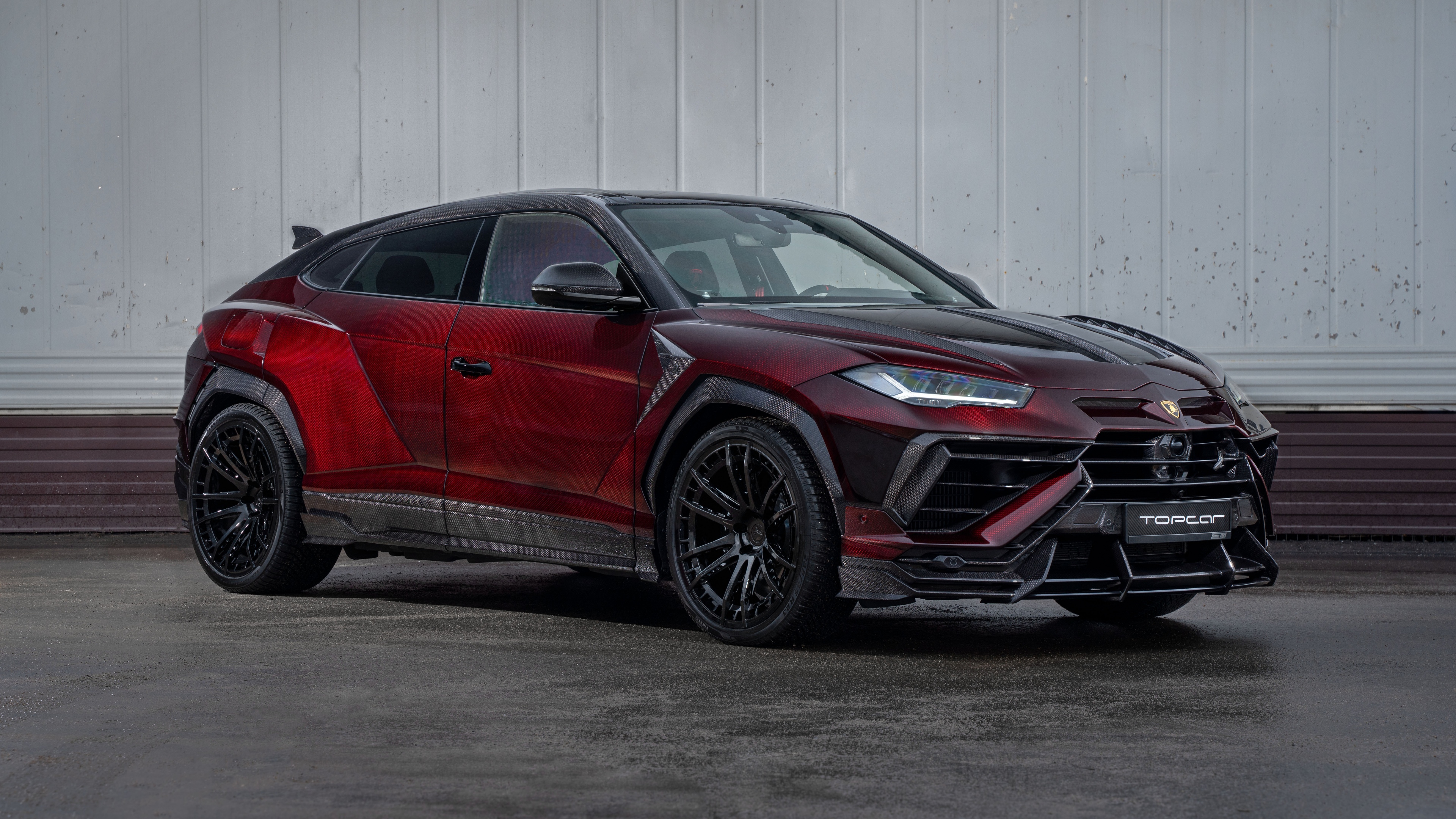 Matte black 2025 Lamborghini Urus R'Evo Stealth Edition super SUV.