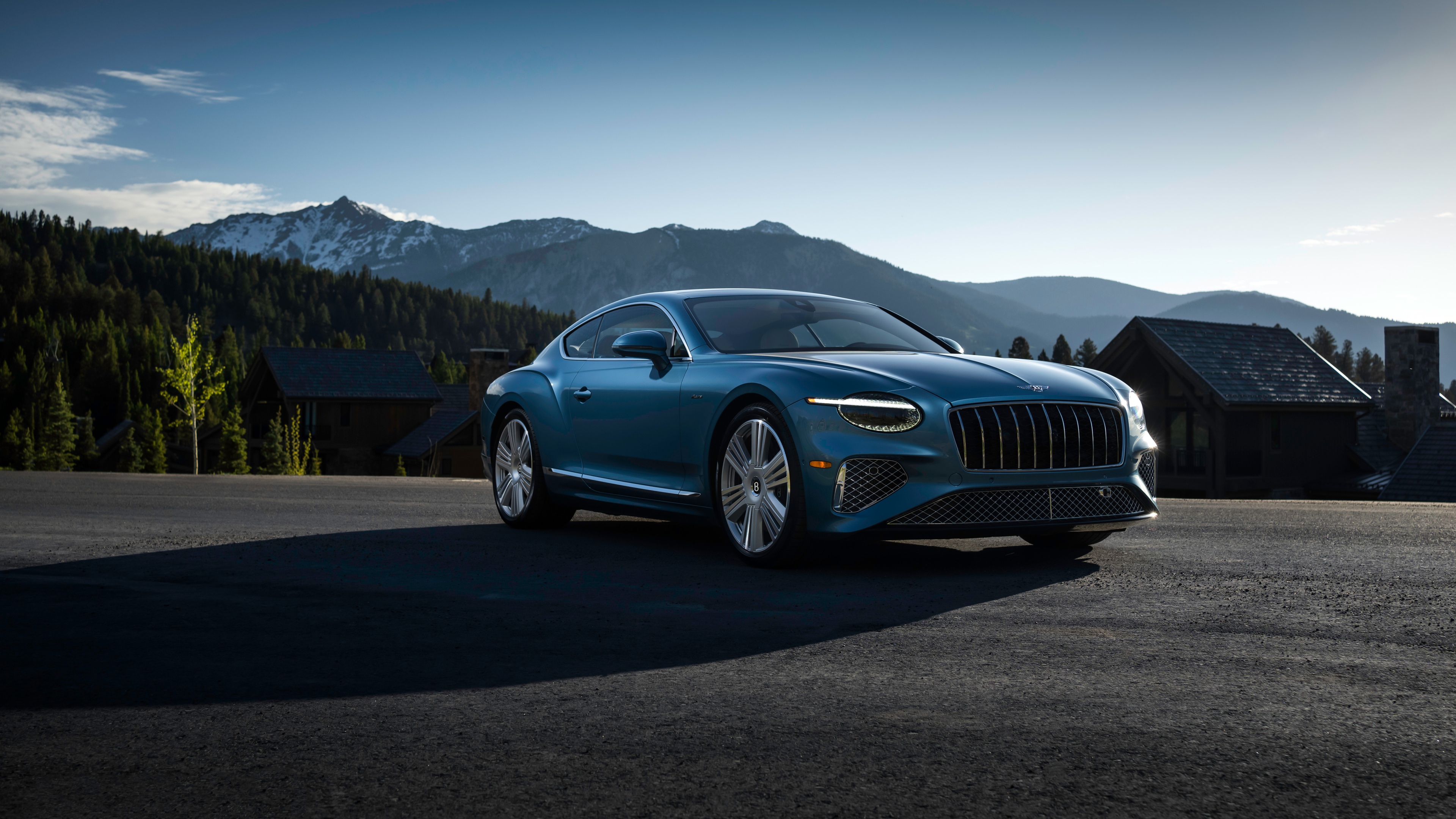 A high-resolution, cinematic view of a 2026 Bentley Continental GT Azure featuring a polished exterior and modern luxury design.