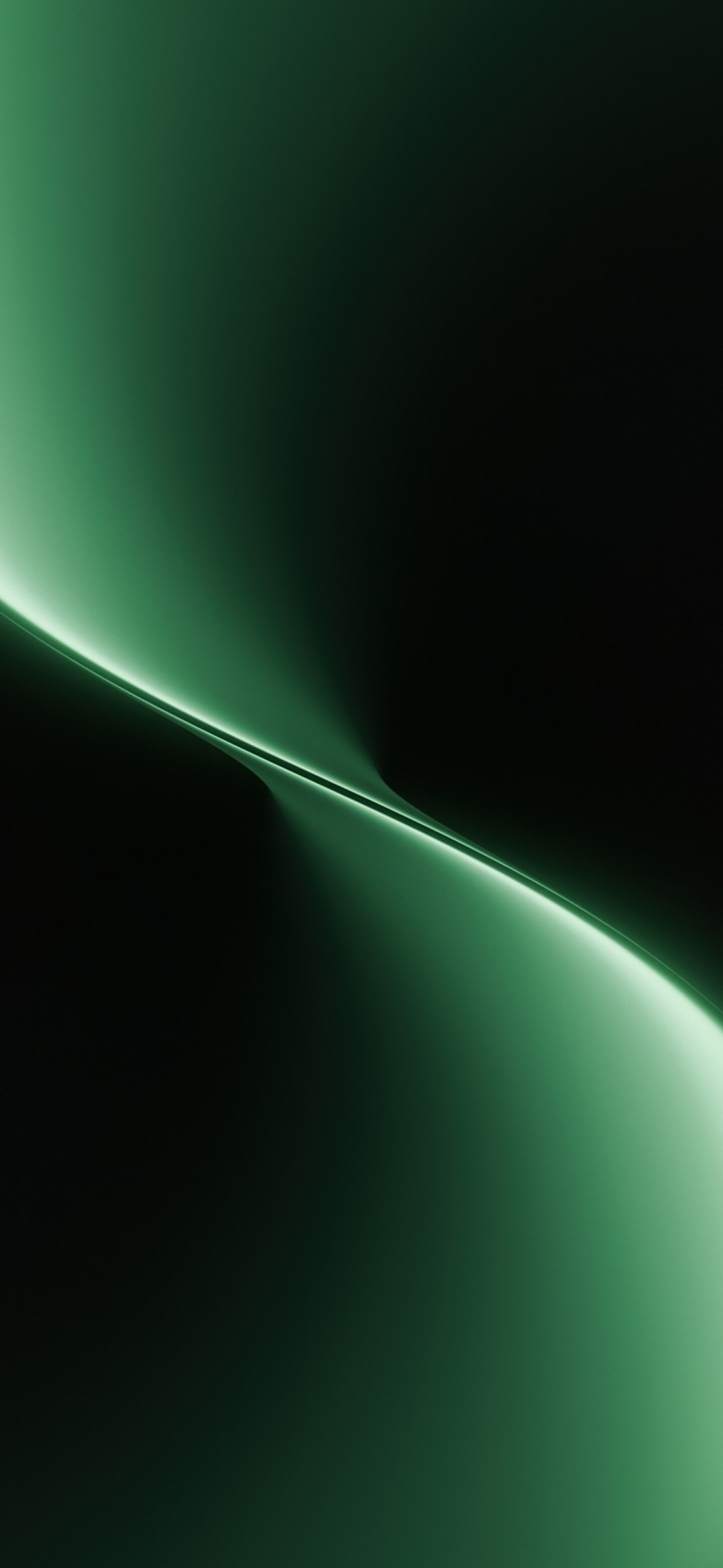 A smooth, dark green gradient background transitioning into deep shadows.
