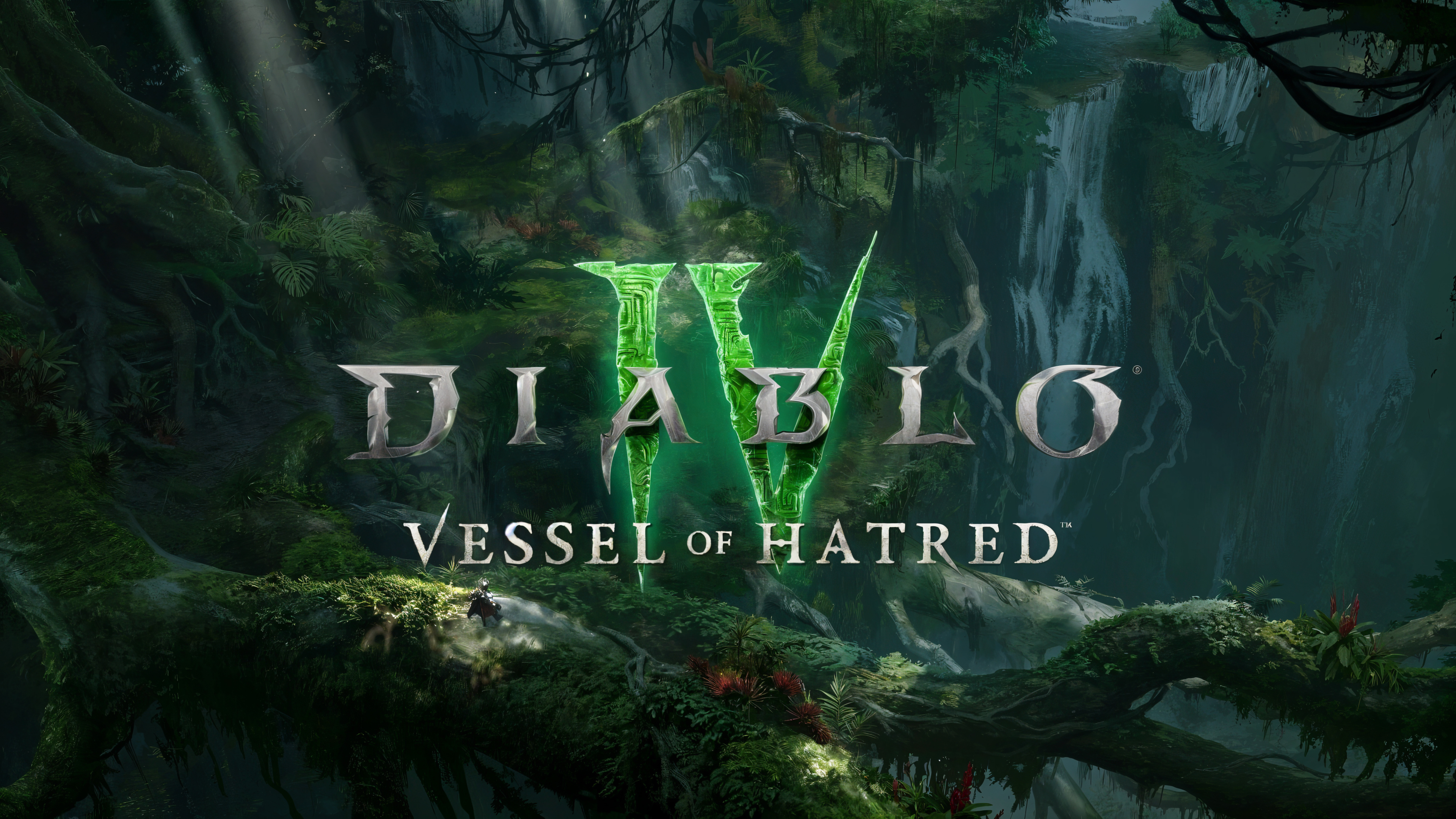 A dark and gritty character from the video game Diablo IV: Vessel of Hatred.