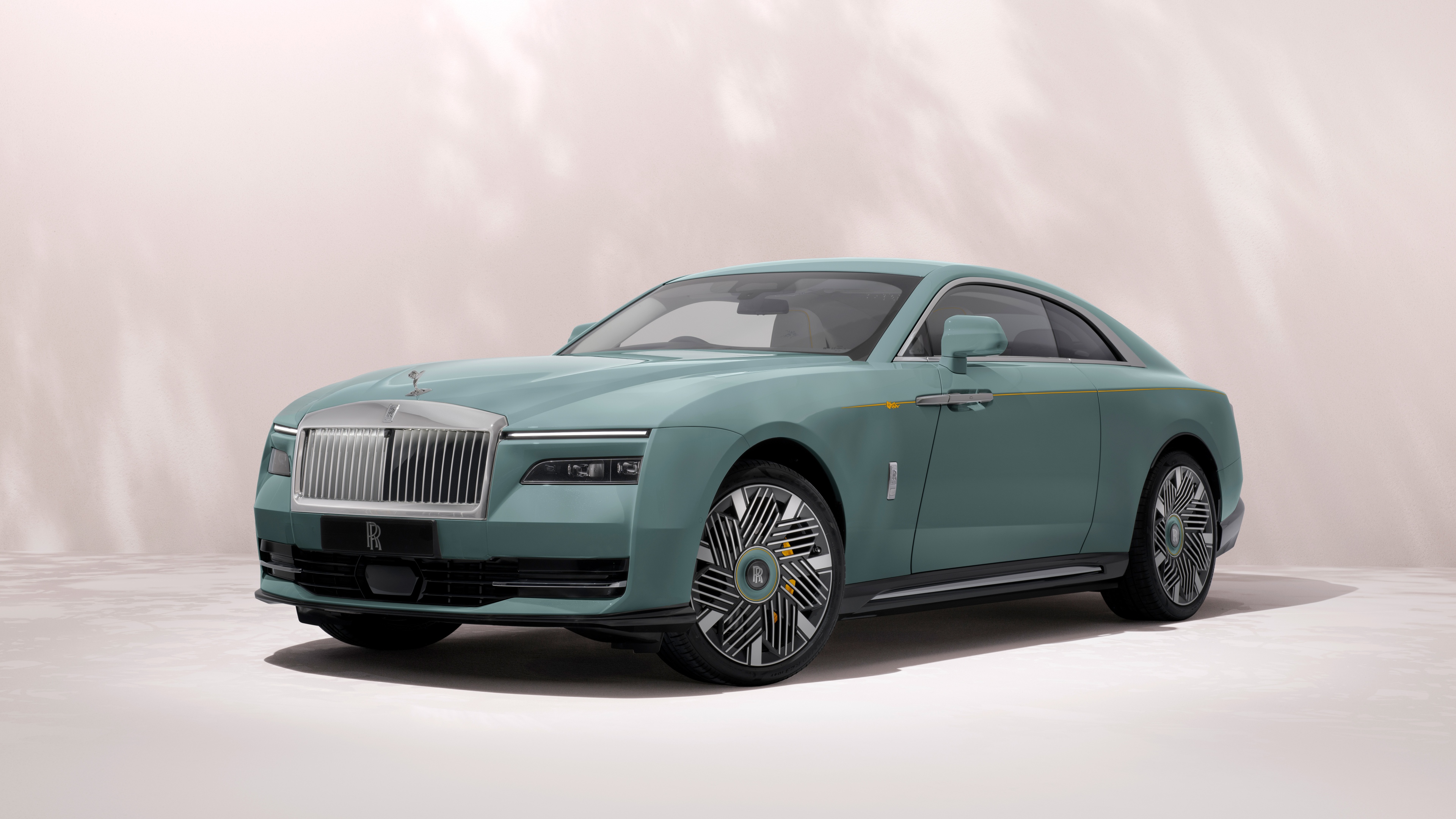 High-resolution shot of the Rolls-Royce Spectre luxury electric vehicle.