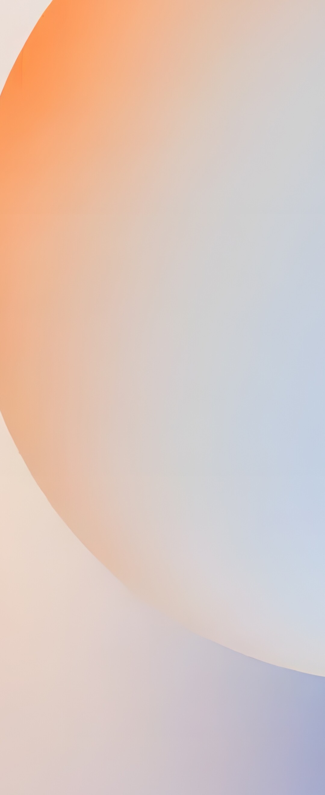 A high-resolution 3D sphere with a smooth surface texture set against a colorful, flowing gradient background.