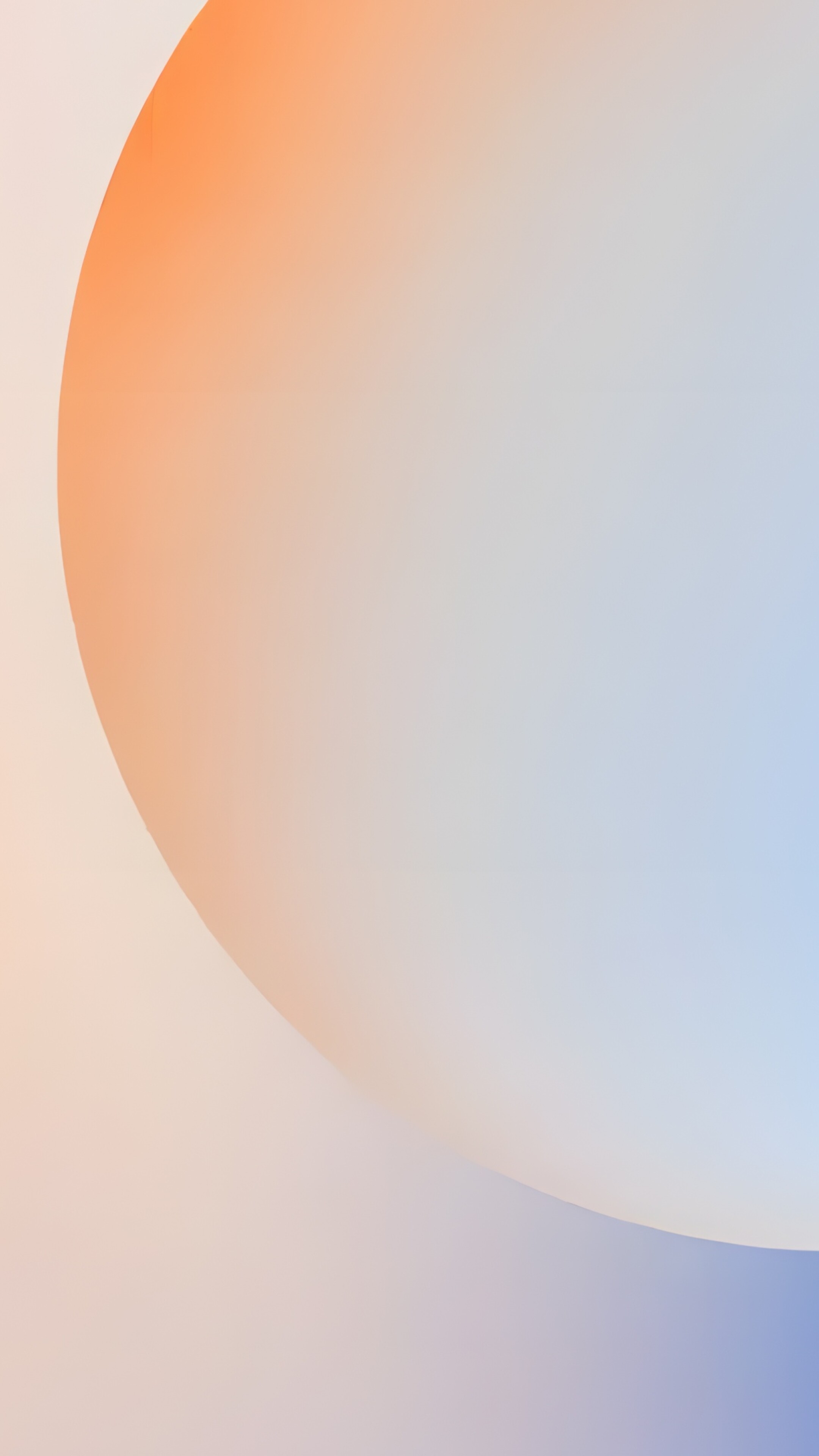 A high-resolution 3D sphere with a smooth surface texture set against a colorful, flowing gradient background.
