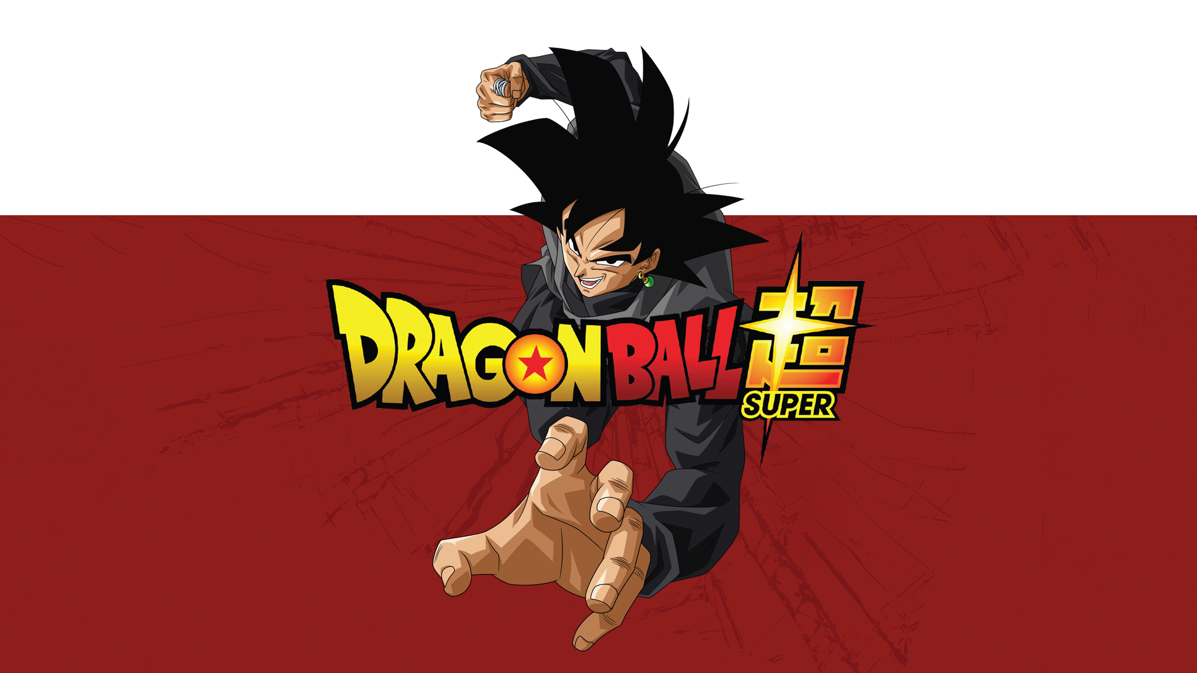 Goku Black from Dragon Ball Super with a dark and menacing energy aura.