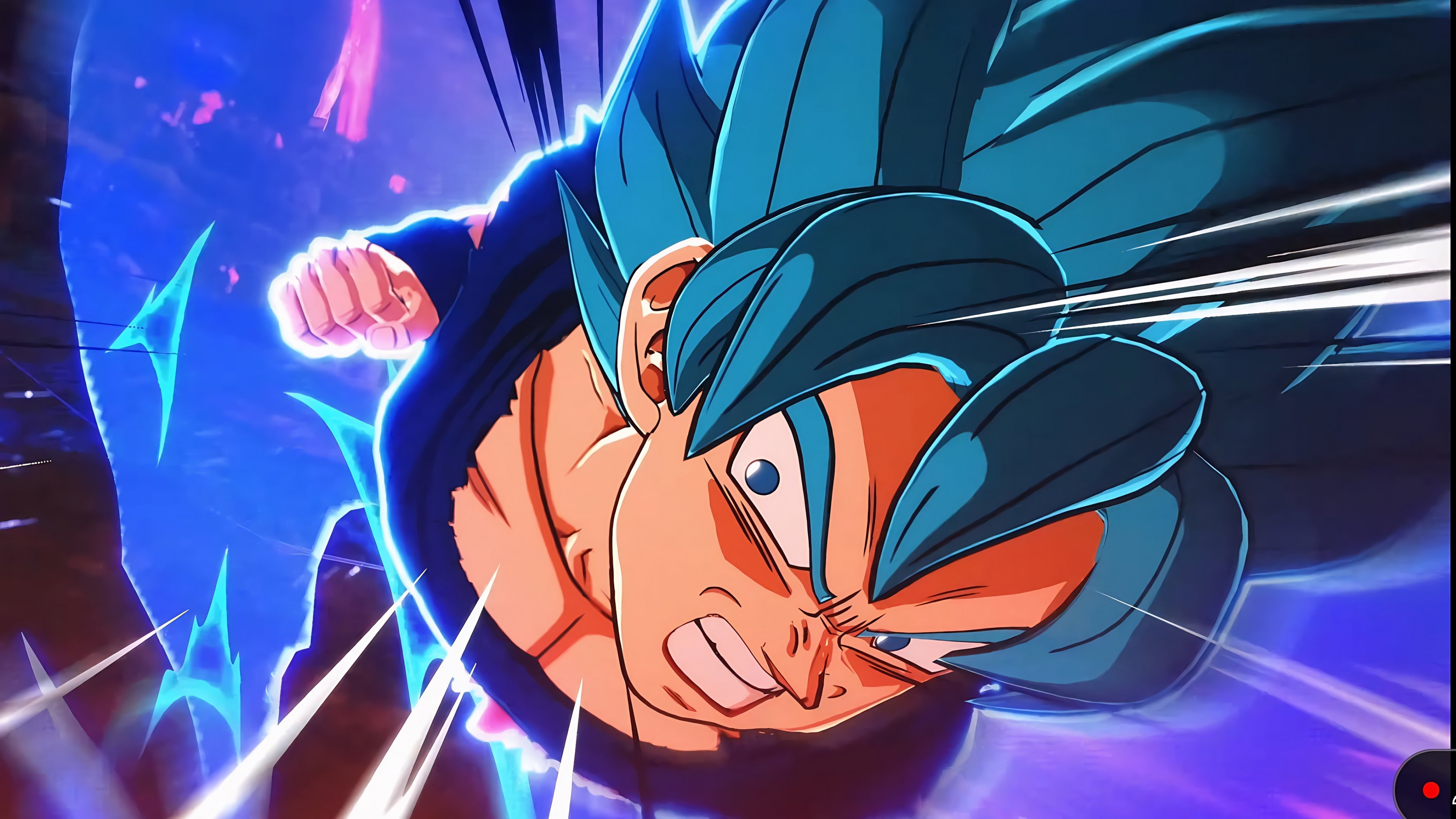 Goku from Dragon Ball: Sparking! Zero in a powerful combat pose