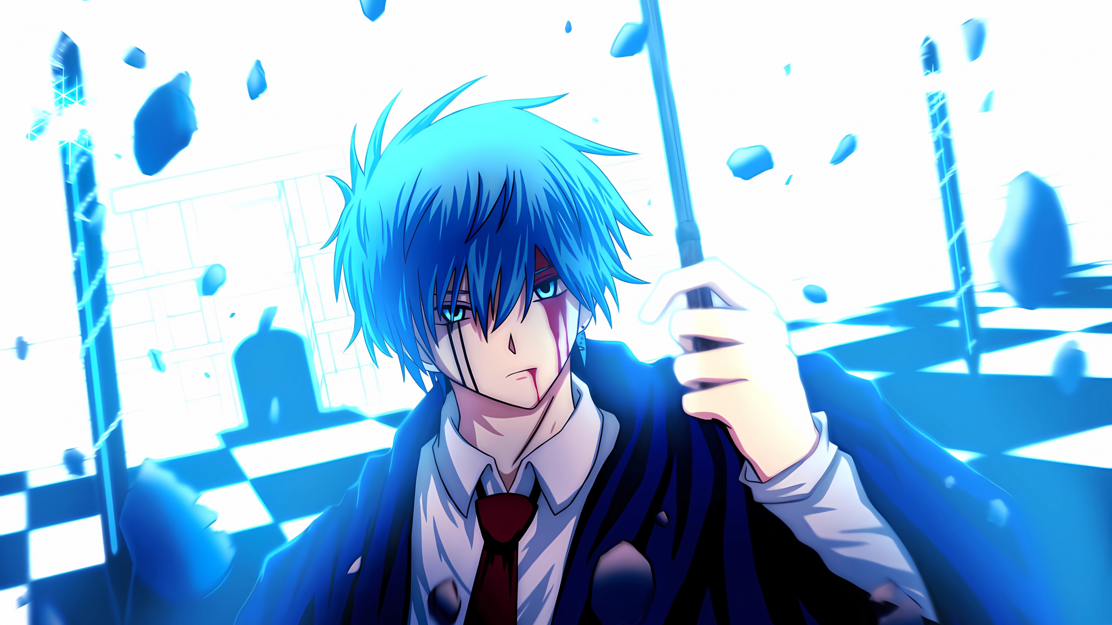 Lance Crown from the anime and manga Mashle: Magic and Muscles