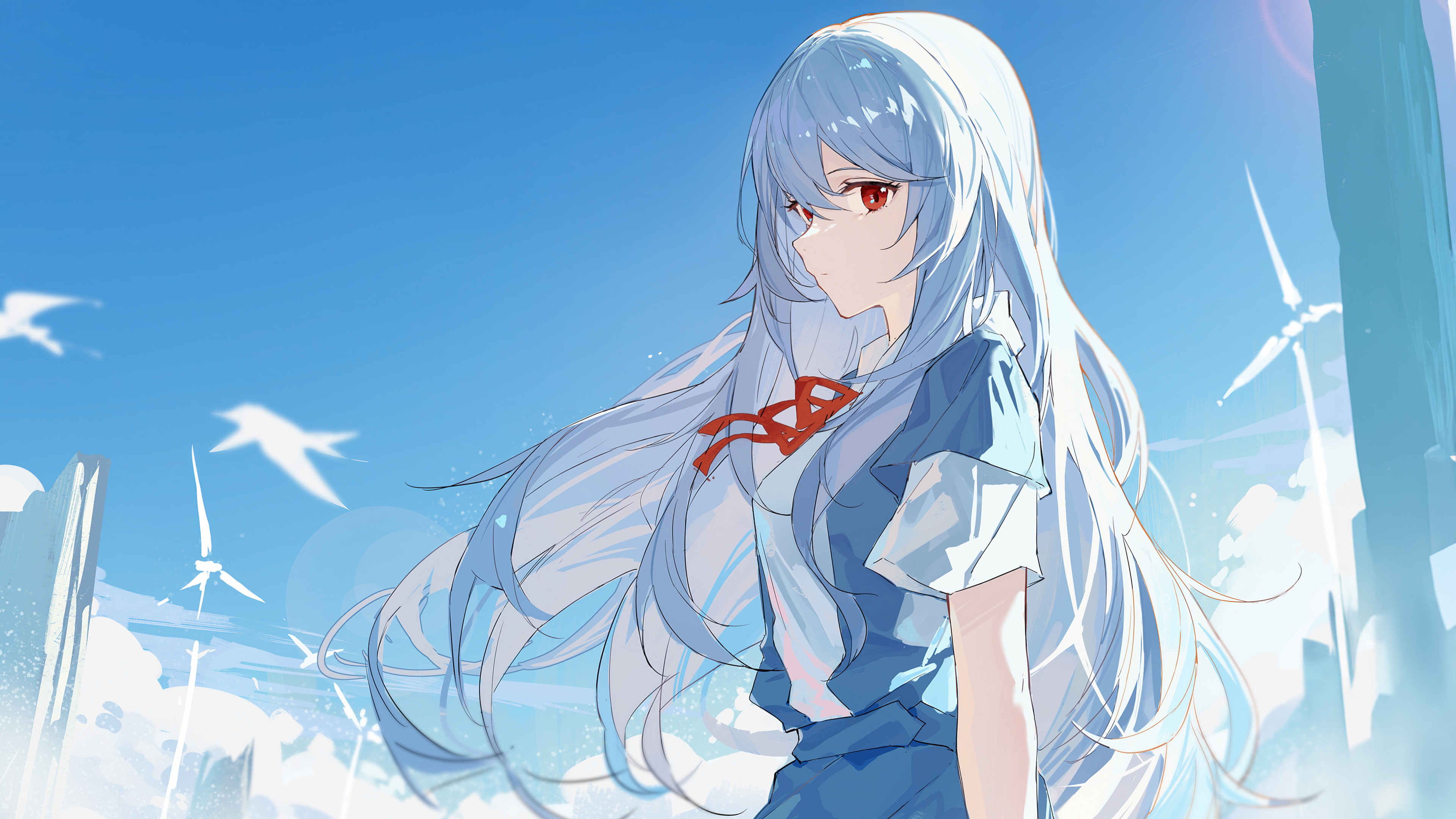 Rei Ayanami from the anime Neon Genesis Evangelion