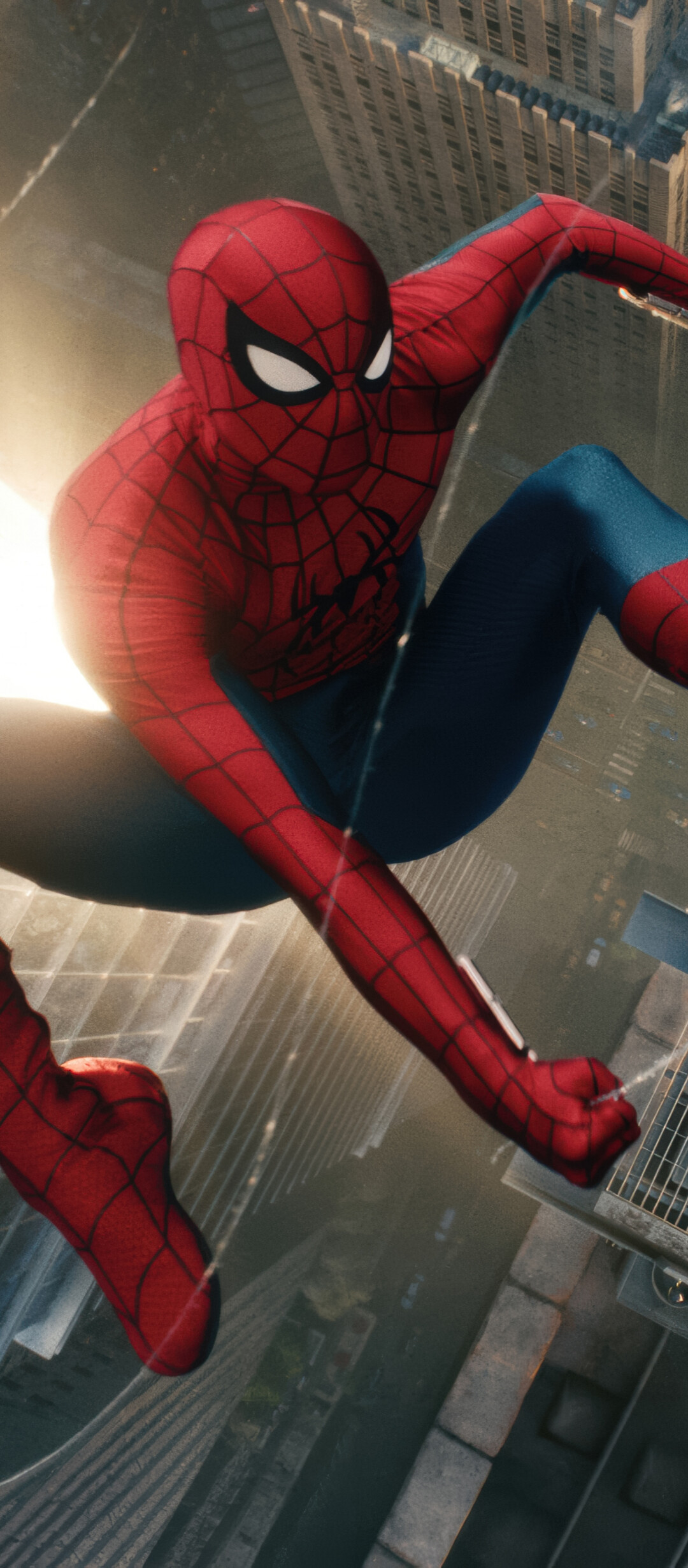 Spider-Man from Marvel Comics in a cinematic ultra-wide 5K movie concept.