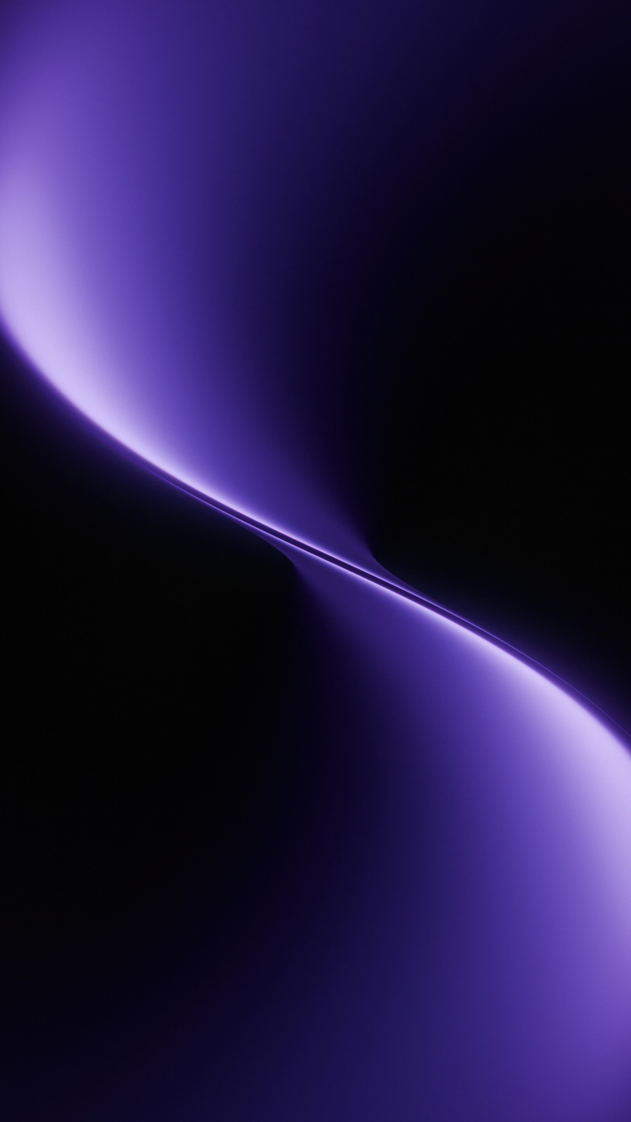 A close-up shot of the Huawei Nova 15 smartphone featuring a deep purple gradient color scheme.