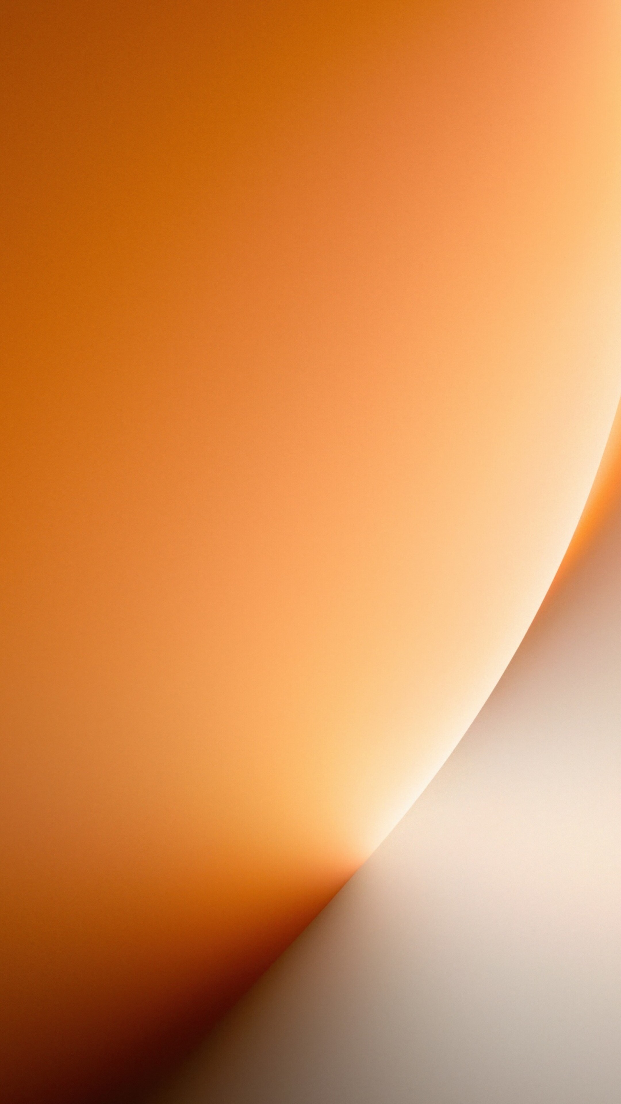 Abstract orange gradient background with smooth modern shapes representing war and movement.