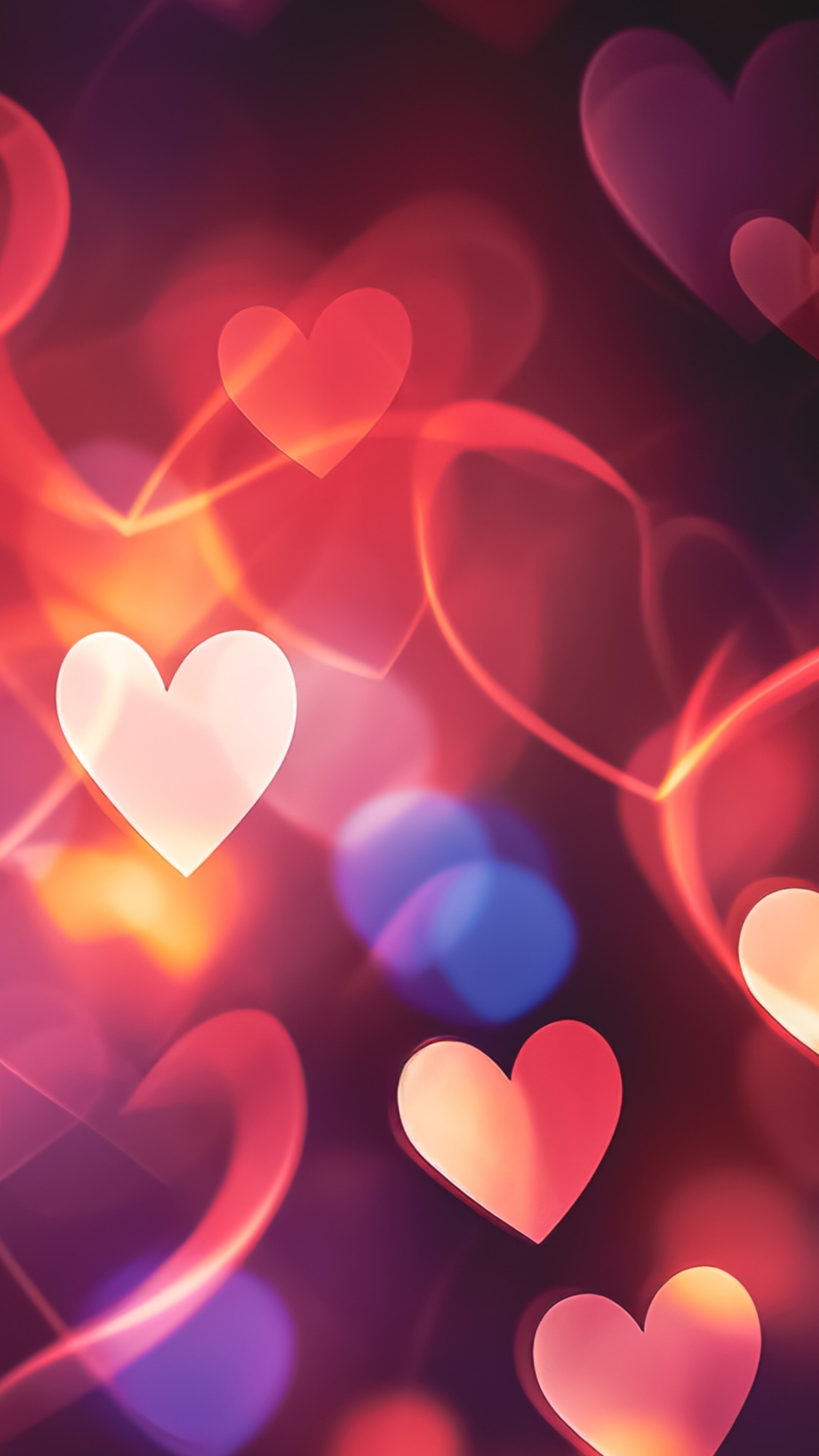 corazones flotantes fondos de pantalla 4k, 2k y full hd