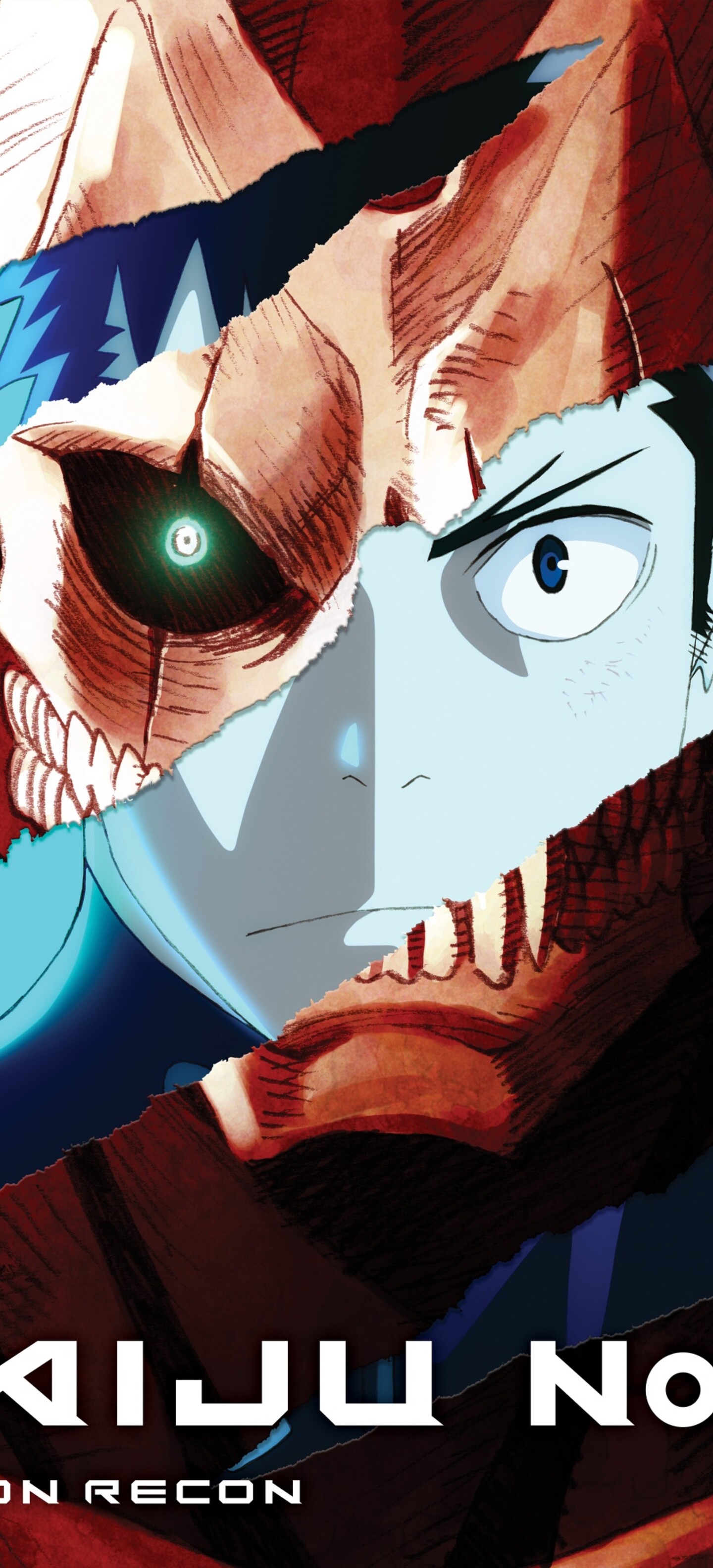 Kafka Hibino from Kaiju No. 8 in a high-quality 8K anime movie style