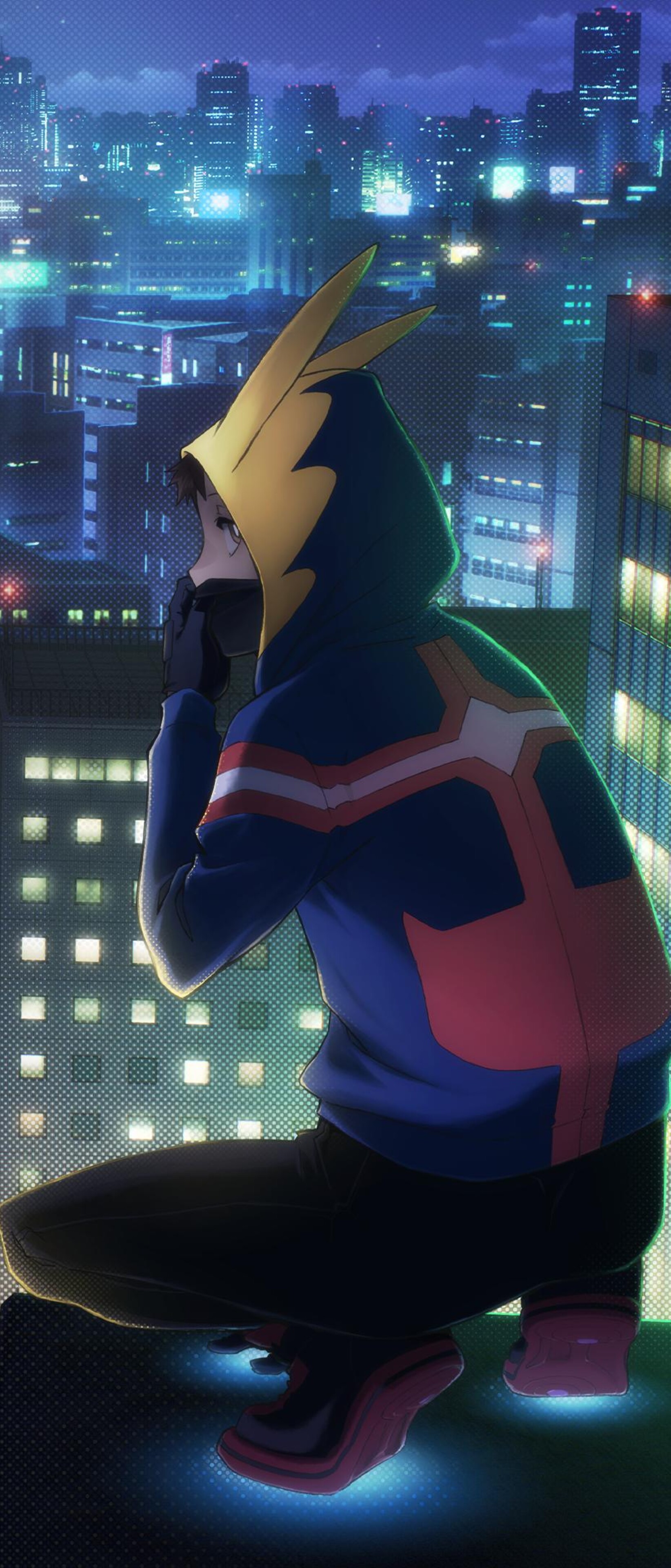 Anime illustration of Koichi Haimawari, a character from My Hero Academia: Vigilantes.