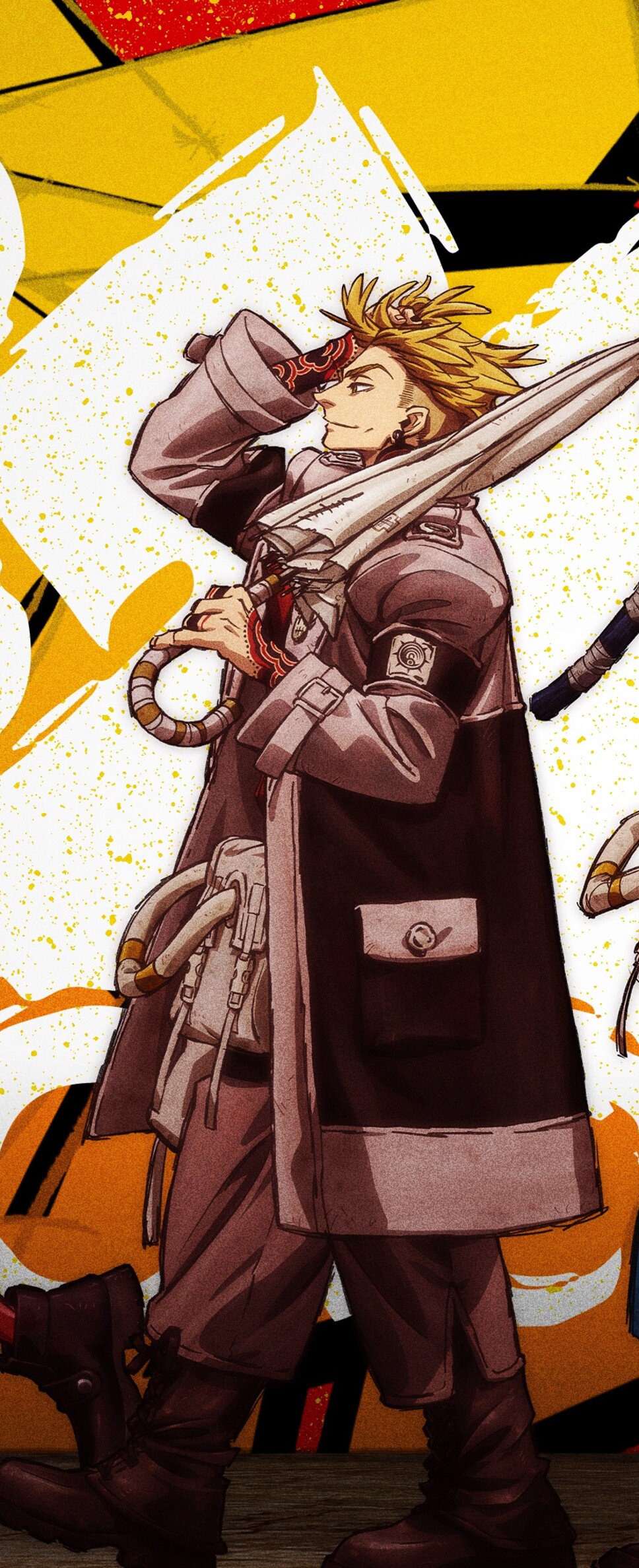 Official character poster of Rudo Surebrec from the Gachiakuta anime series
