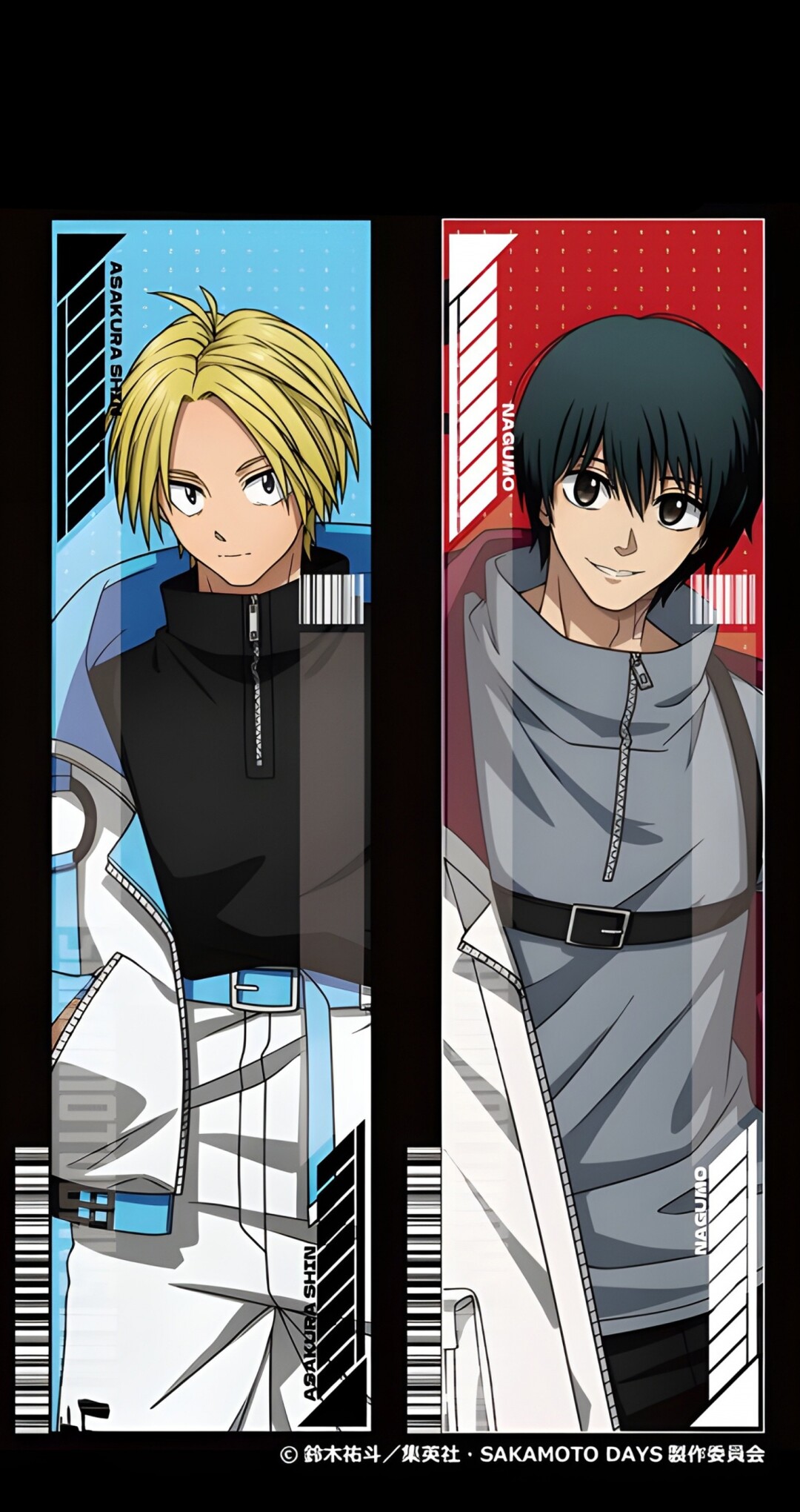 Taro Sakamoto, Shin Asakura, and Yoichi Nagumo from the manga Sakamoto Days