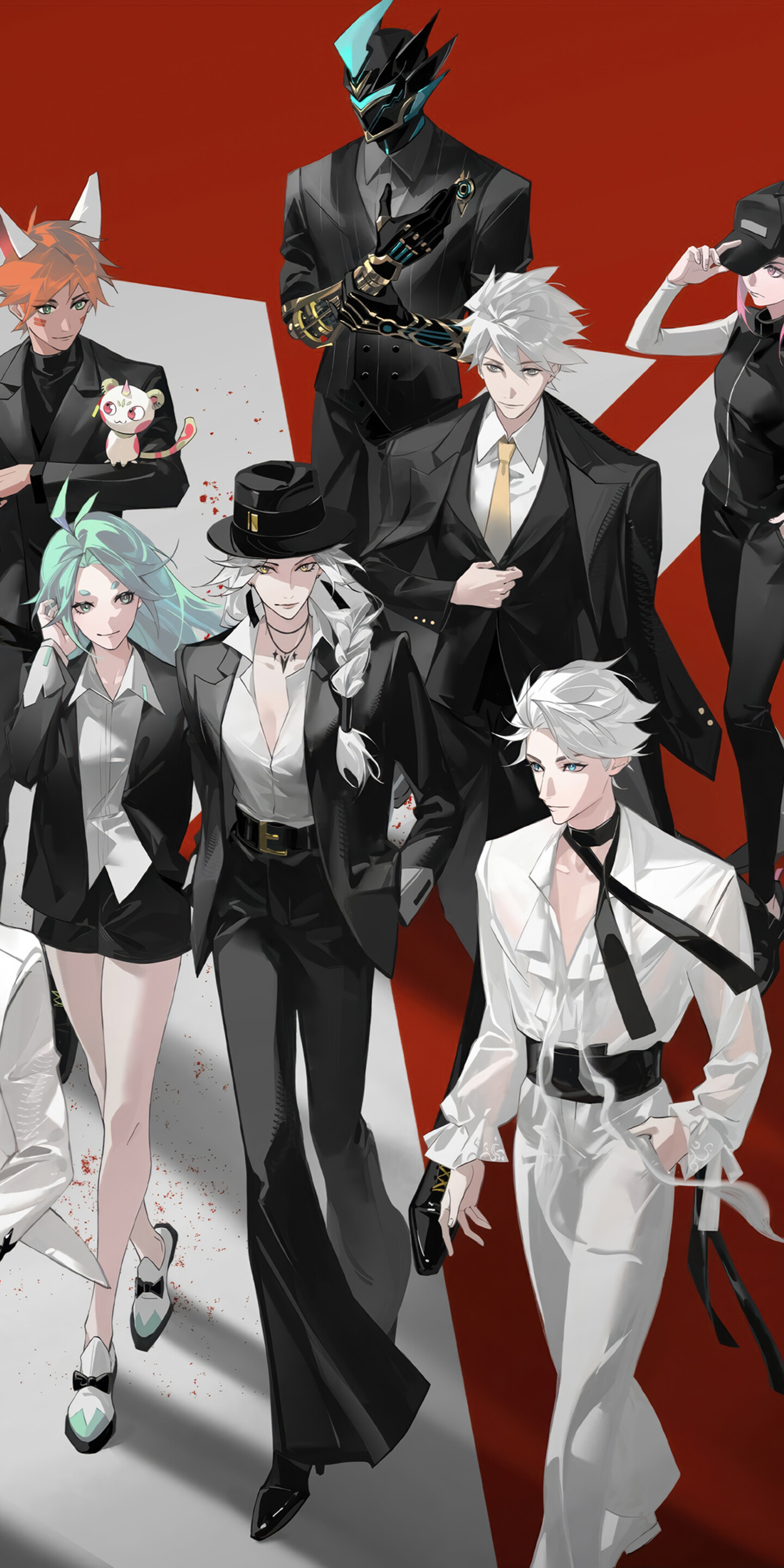 A dramatic anime poster for the series To Be Hero X featuring heroic character designs and dynamic lighting.