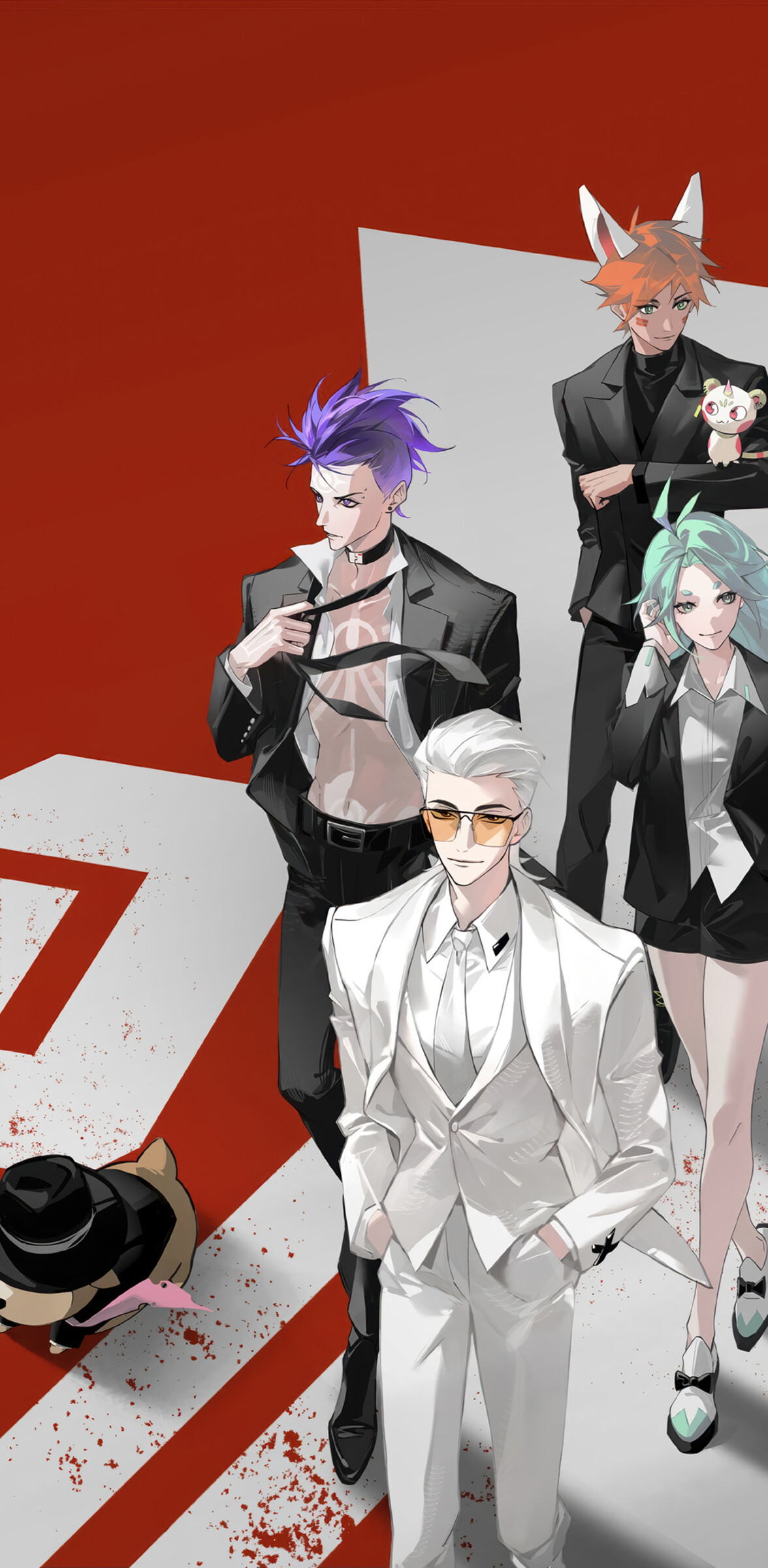 A high-action anime poster featuring characters from the To Be Hero X series.