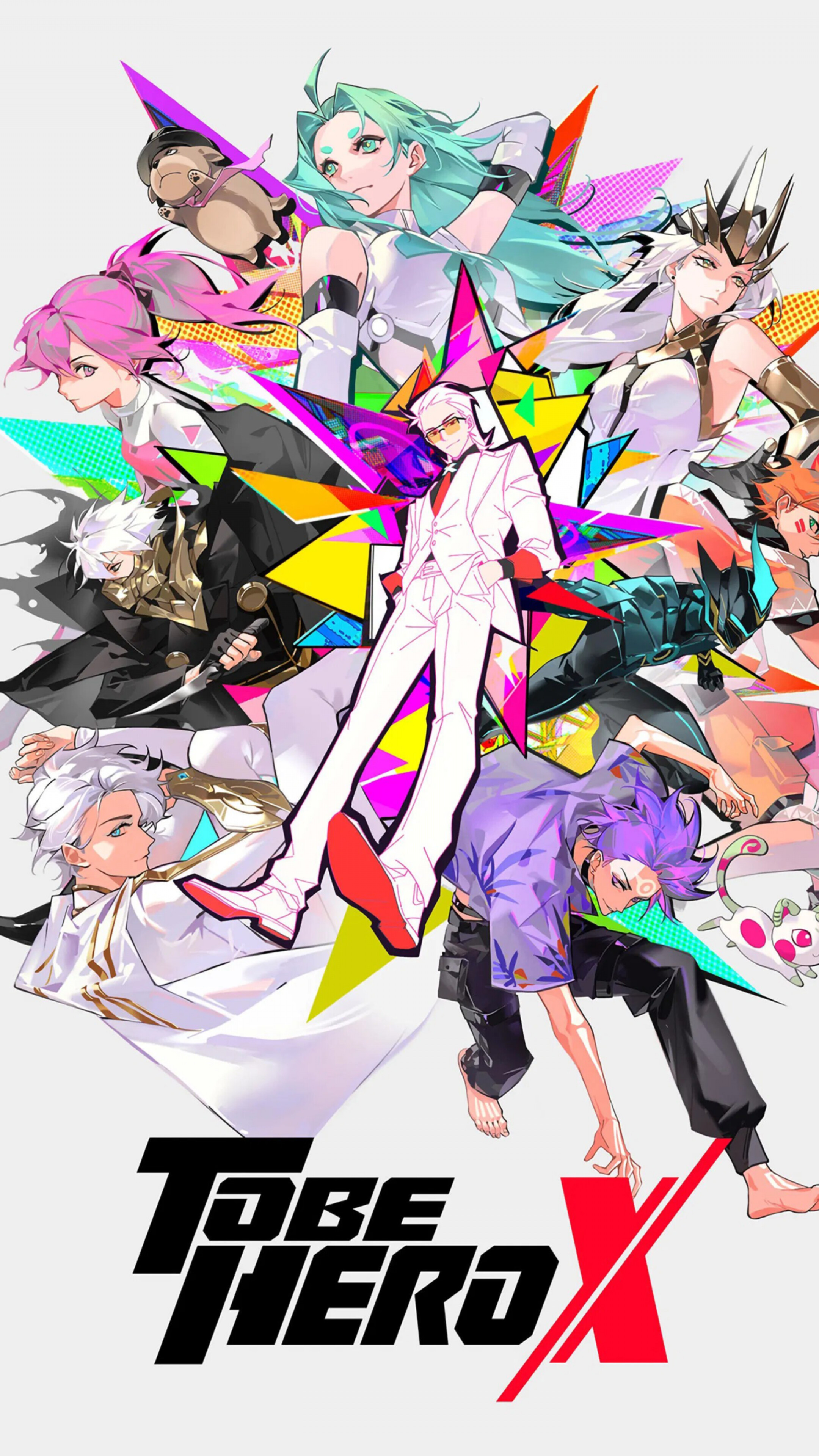 A cinematic 5K anime-style character rendering from the series To Be Hero X.