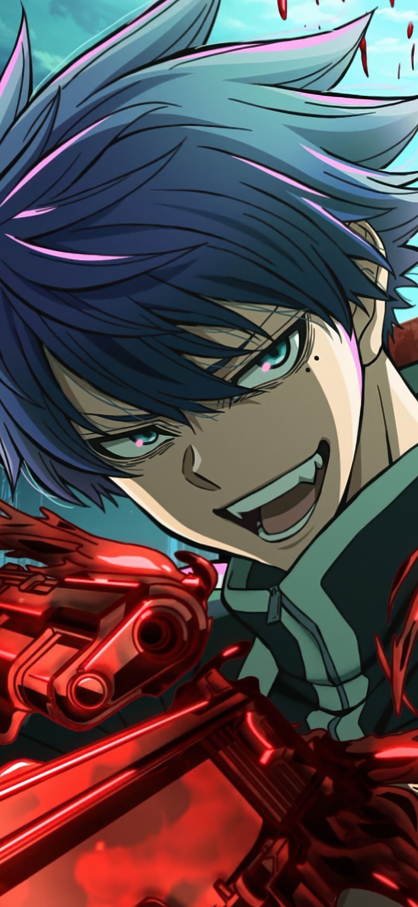 A cinematic 5K vertical anime poster featuring a character from the Tougen Anki manga series.
