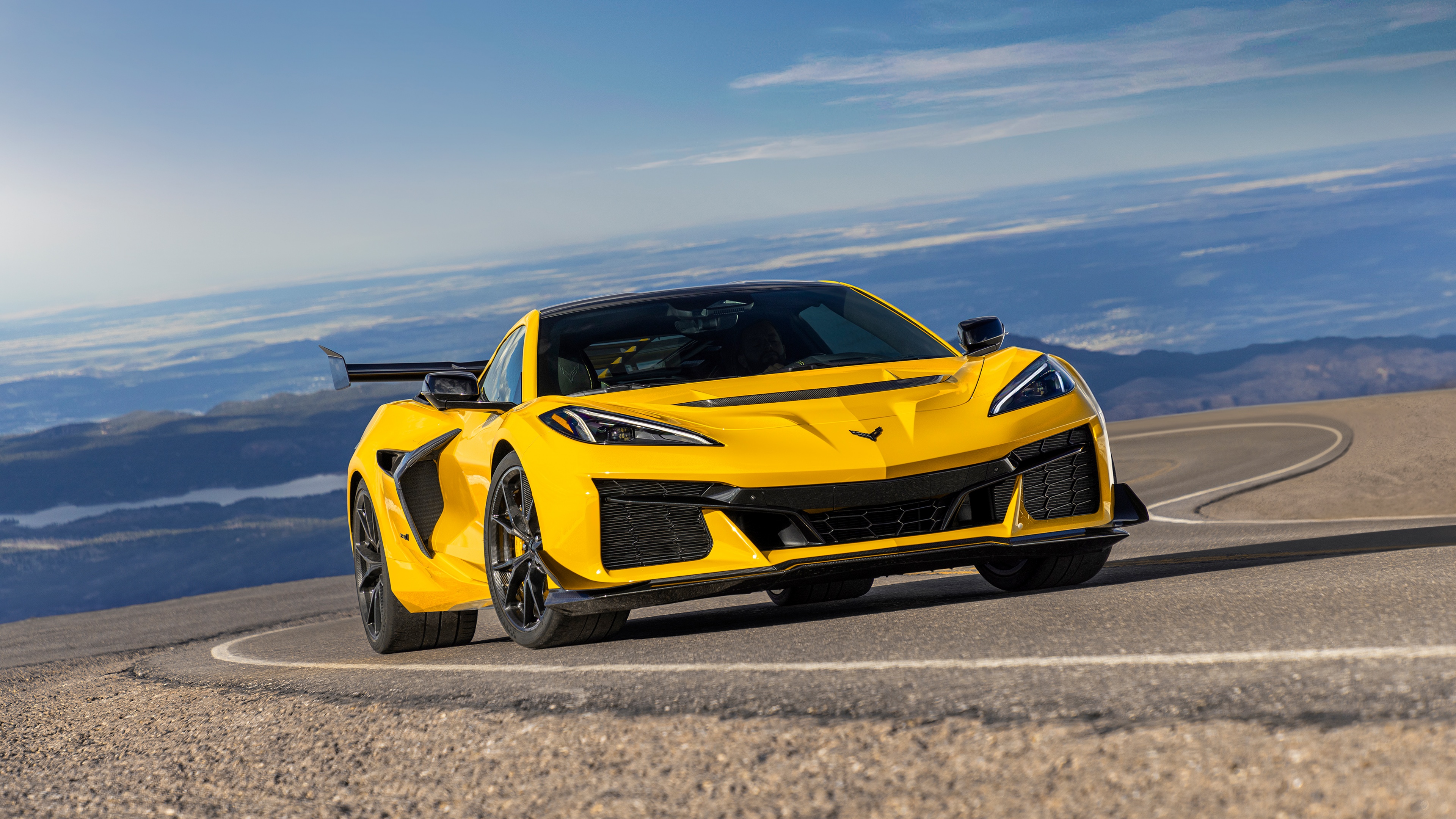 Detailed view of the 2025 Chevrolet Corvette ZR1 showcasing its sleek aerodynamic design and high-performance features.